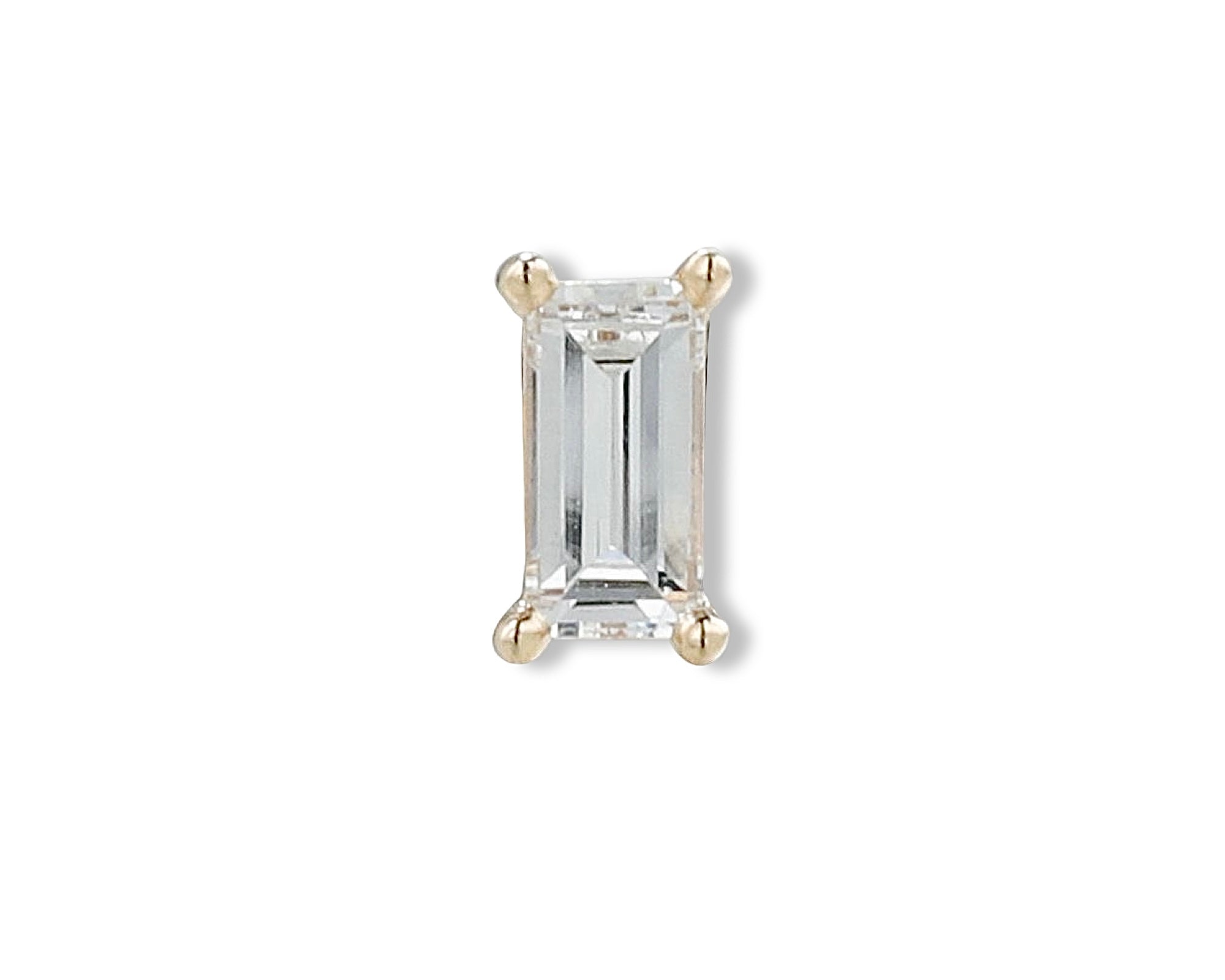 Baguette Single Stud