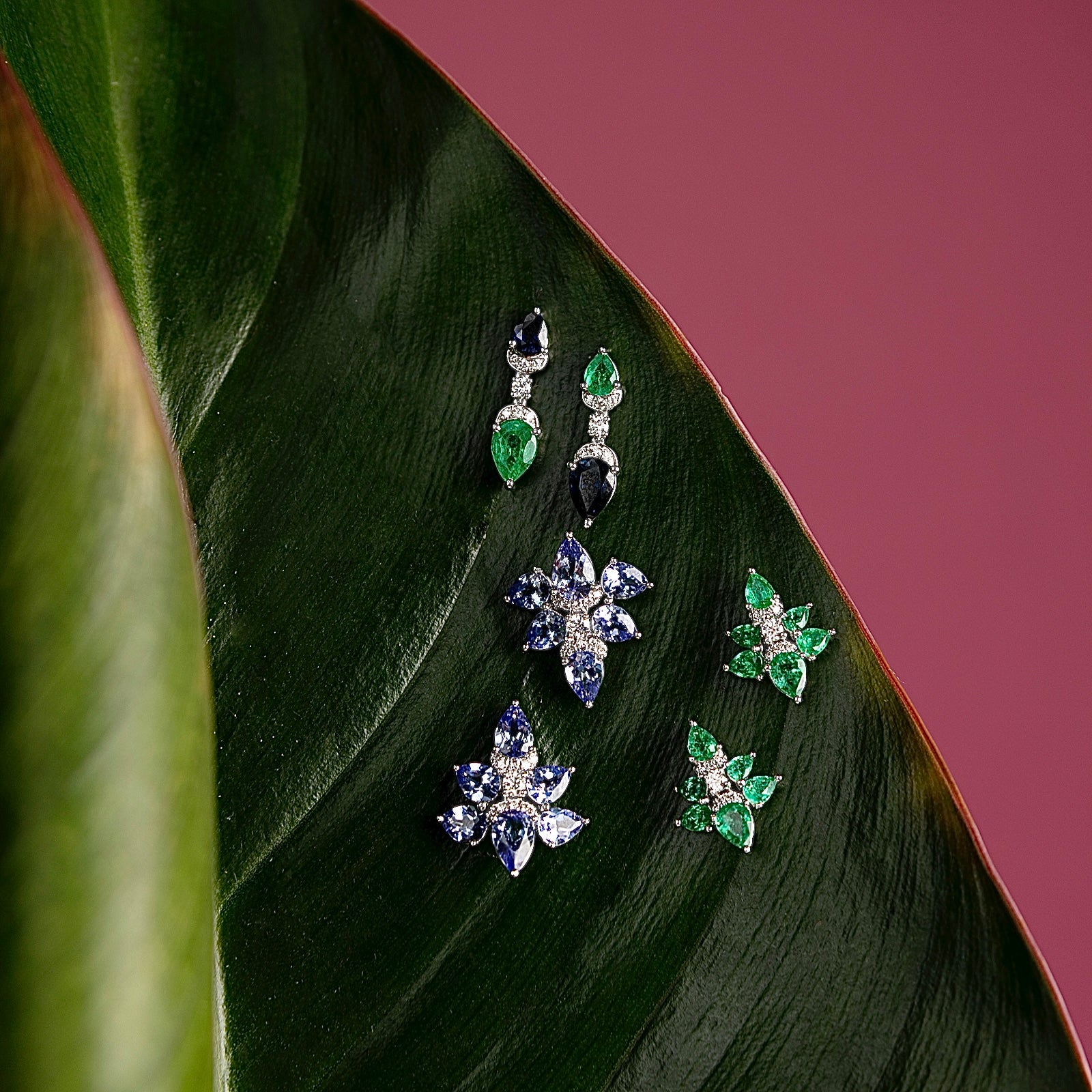 Enchanted Tanzanite Firefly Stud