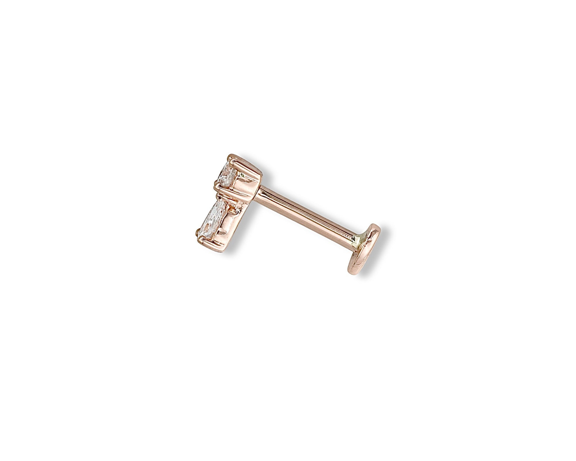 Brilliant Pear Drop Single Stud