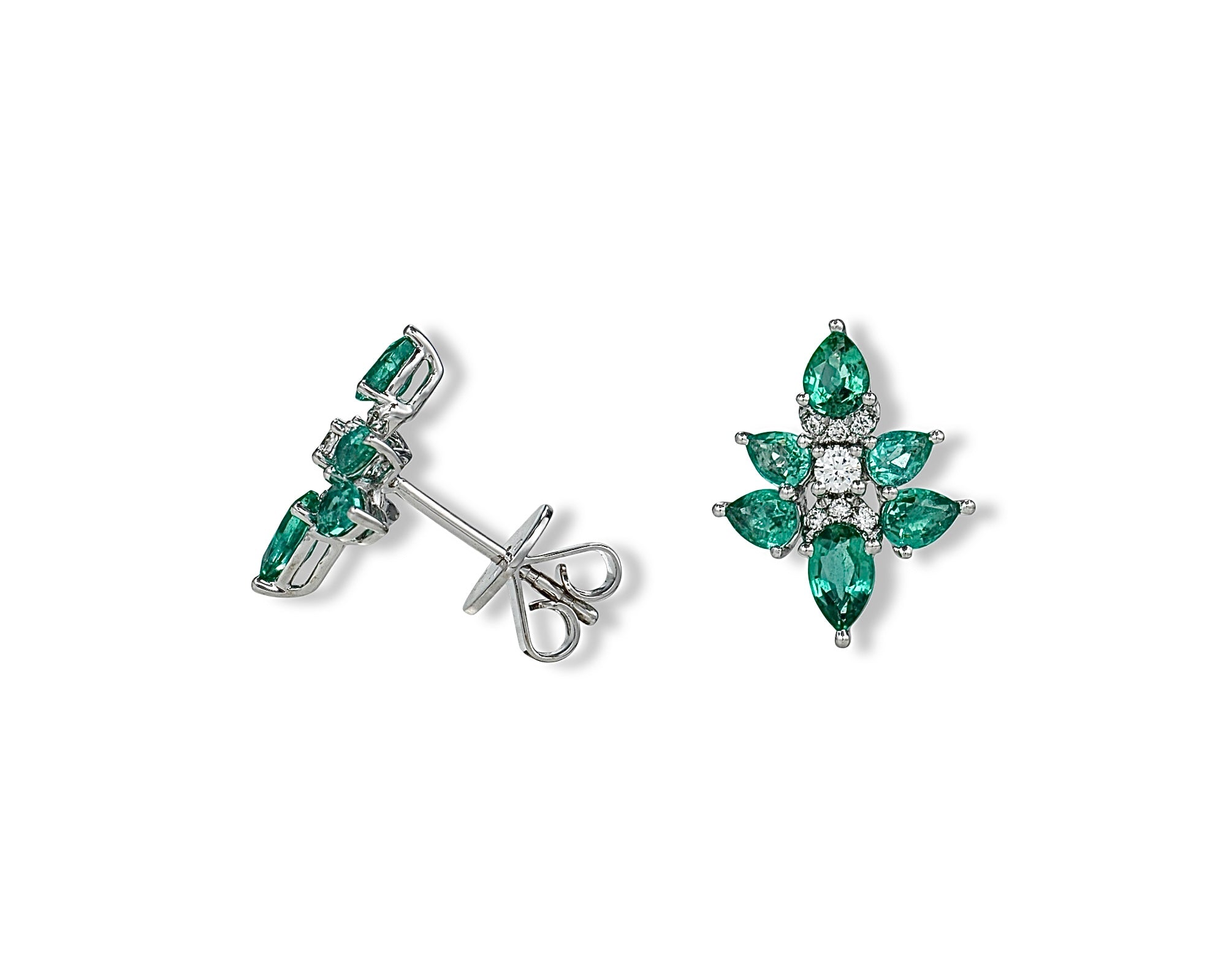 Mini Firefly Emerald Stud