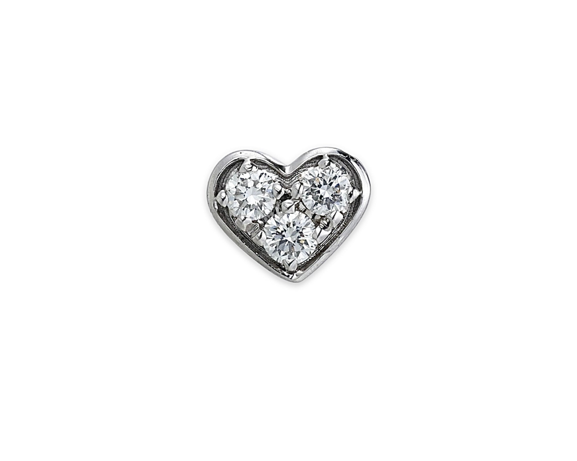 Heart Single Stud