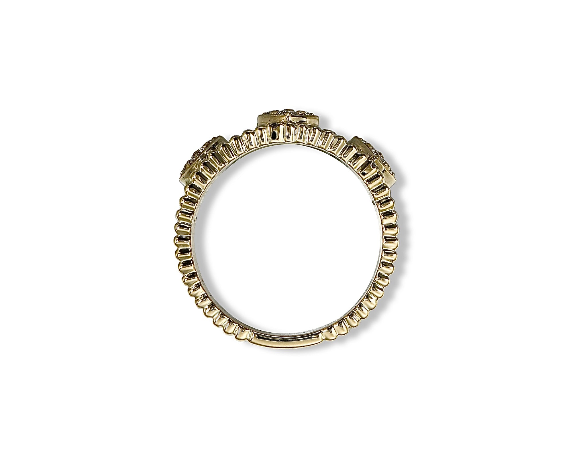 Diamond Heart Cigar Ring