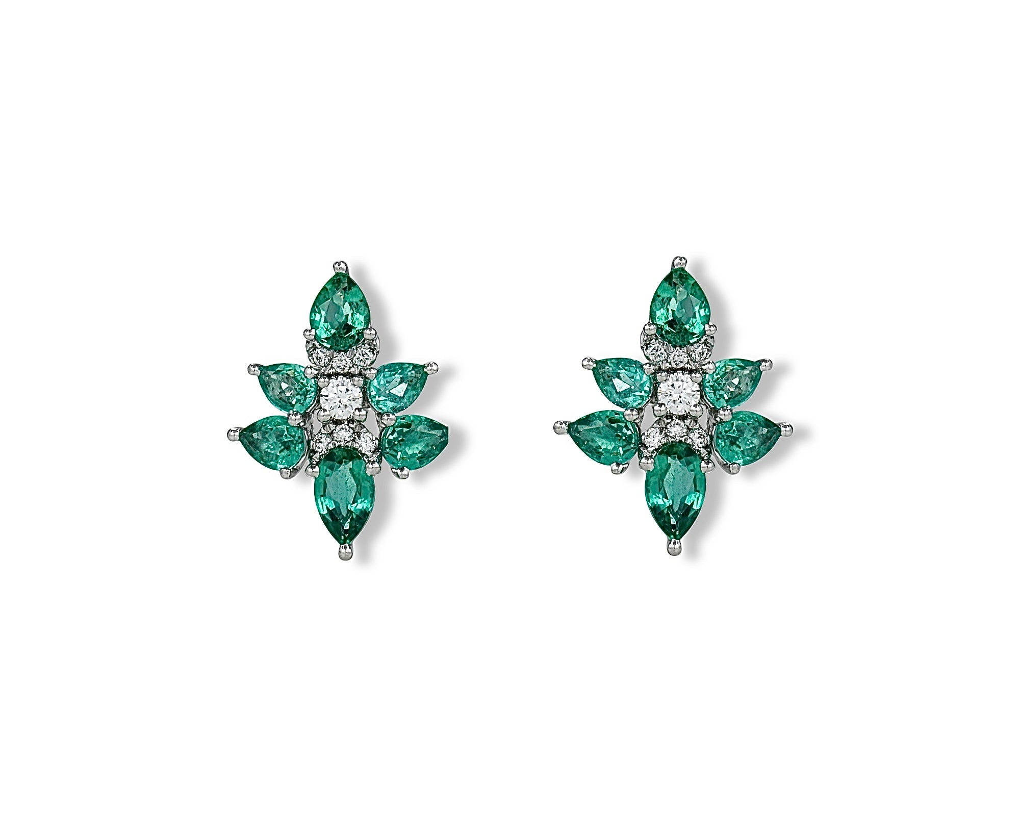 Mini Firefly Emerald Stud