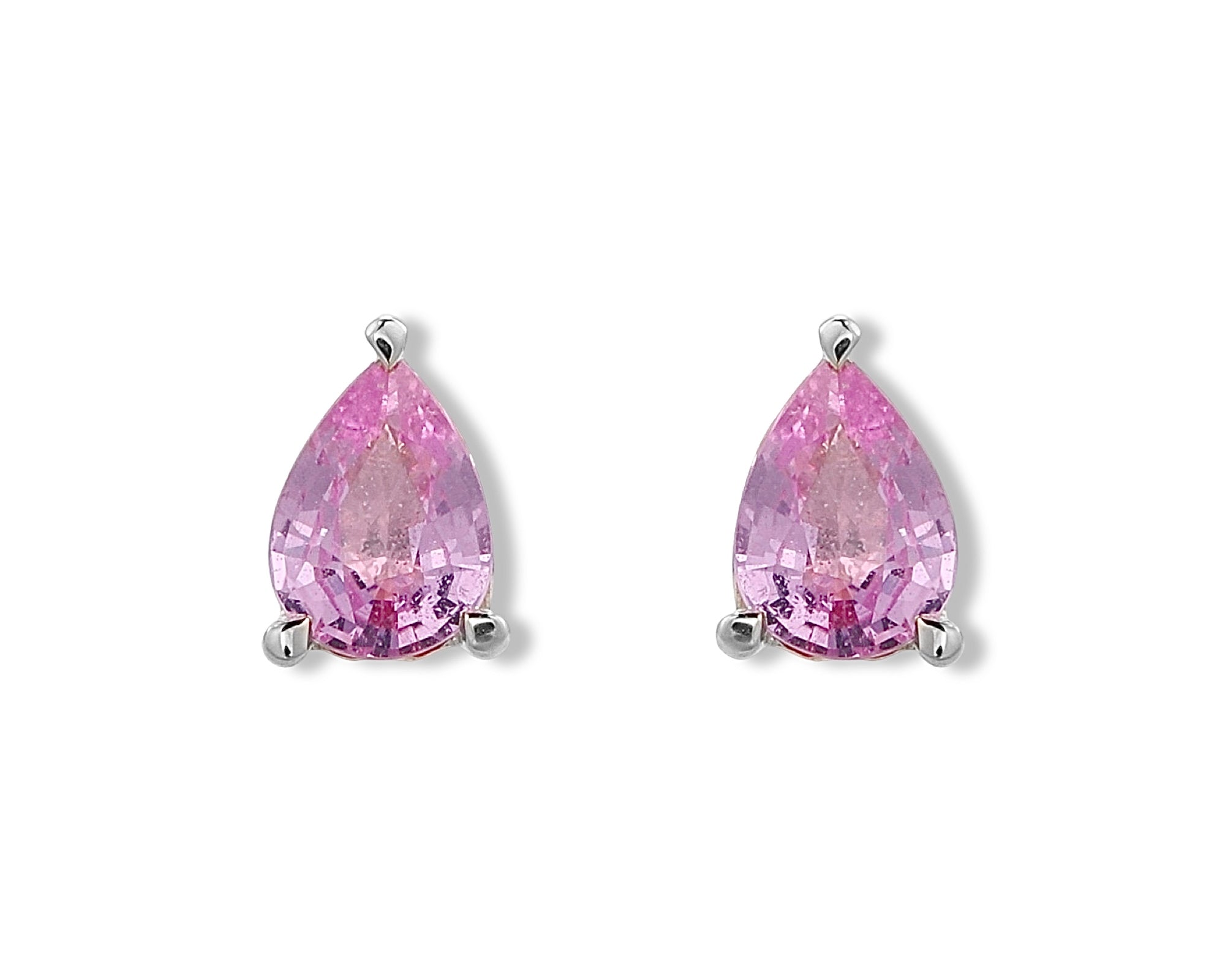 Pink Pear Stud