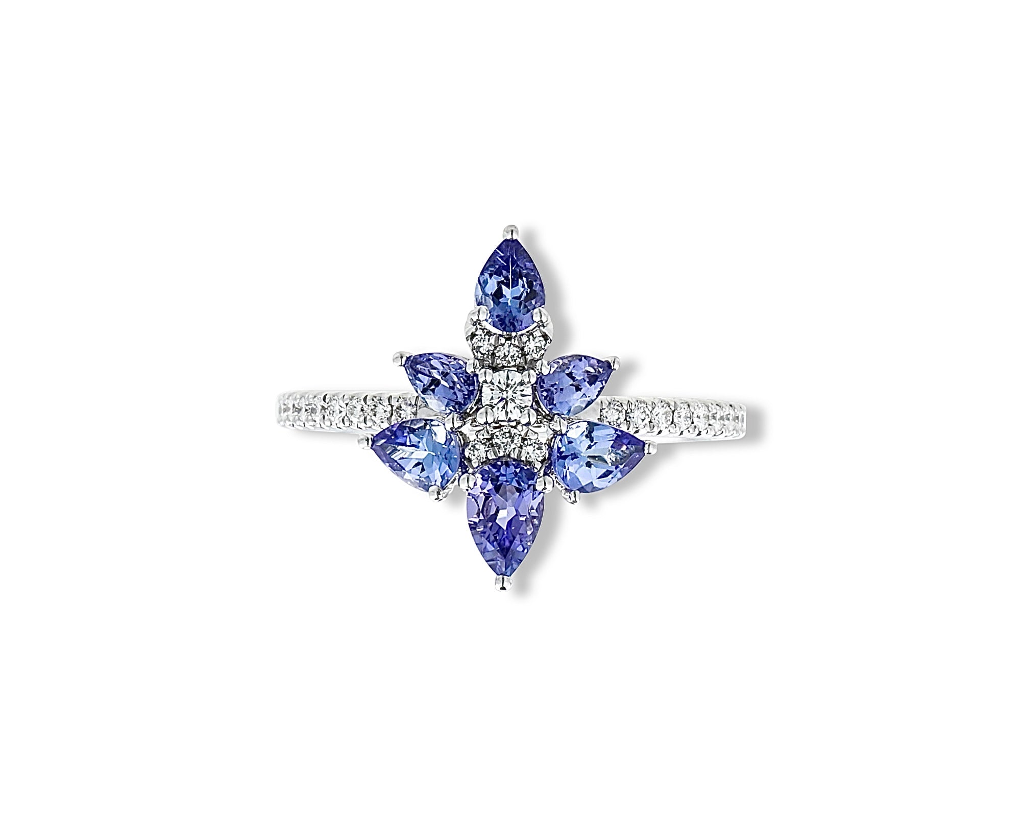 Mini Tanzanite Firefly Ring