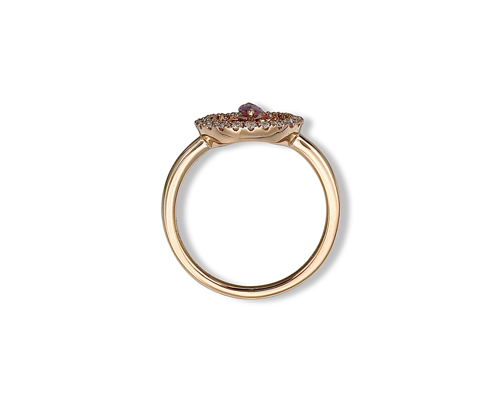 Pinky Pink Round Ring