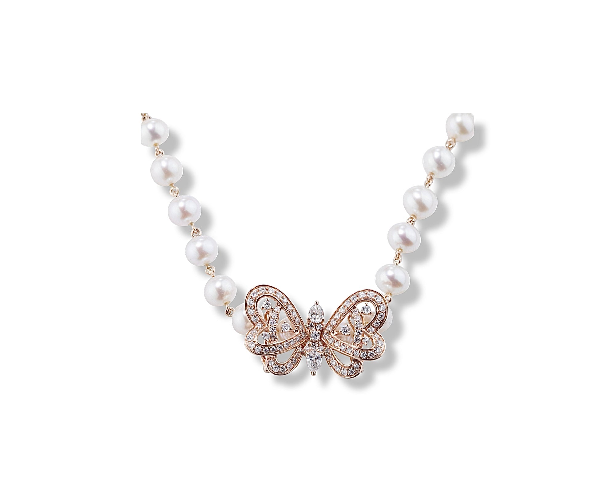 Butterfly Bloom Pearl Choker