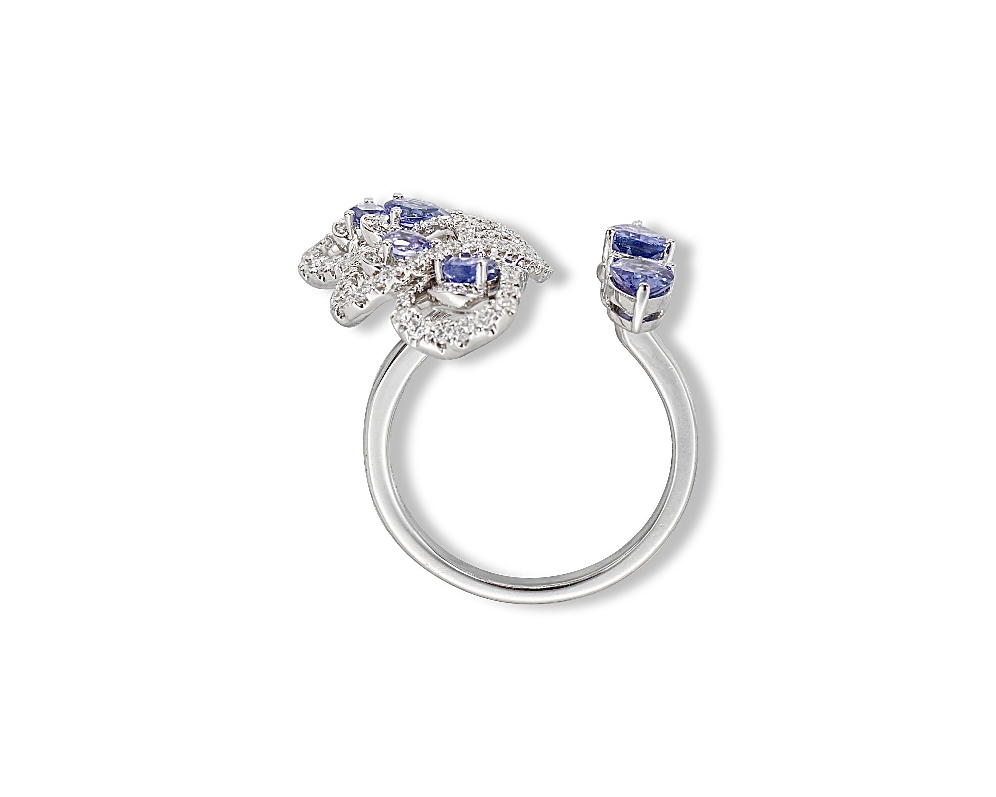Tanzanite Enchanted Butterfly Ring