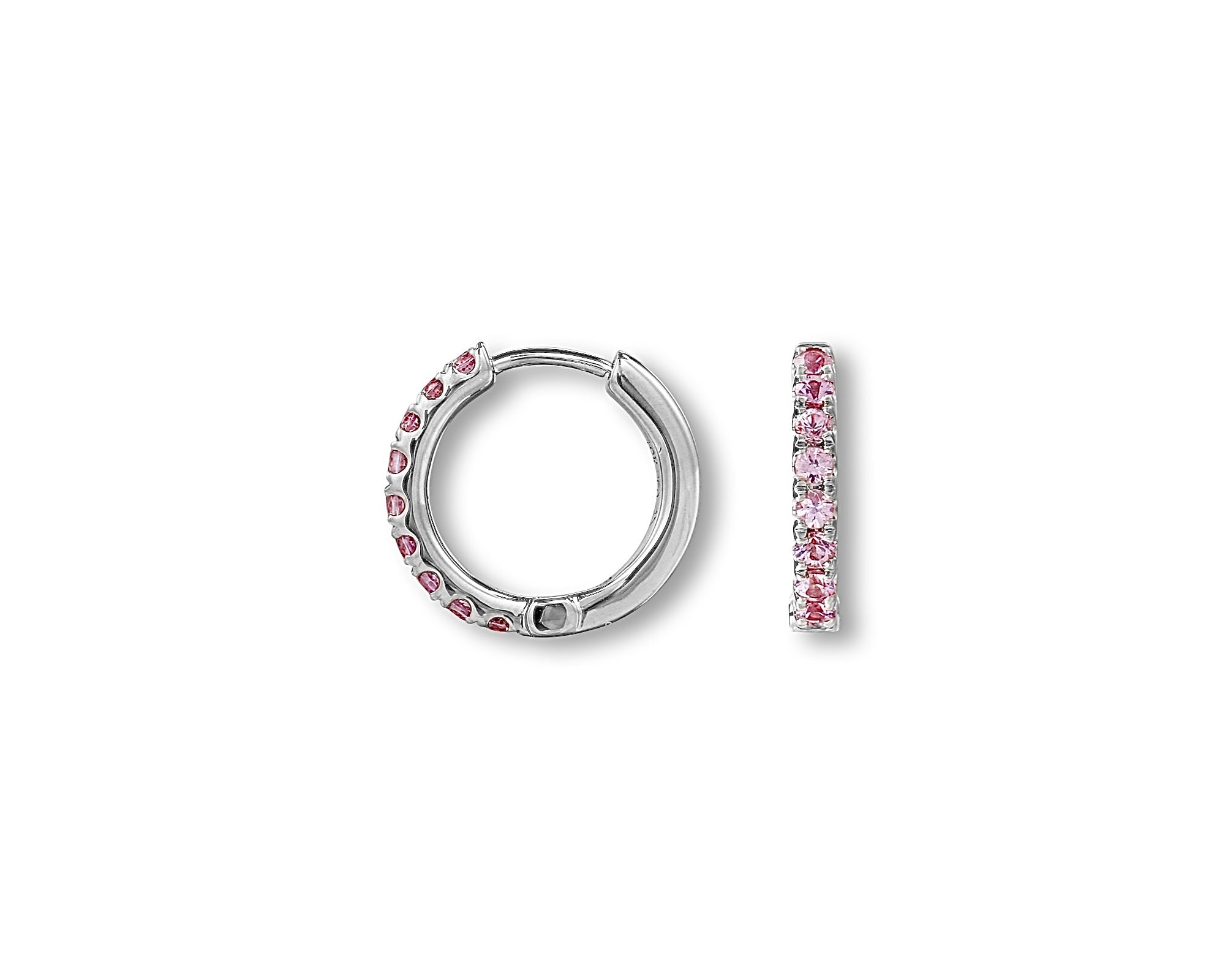 Pink Mini Hoops