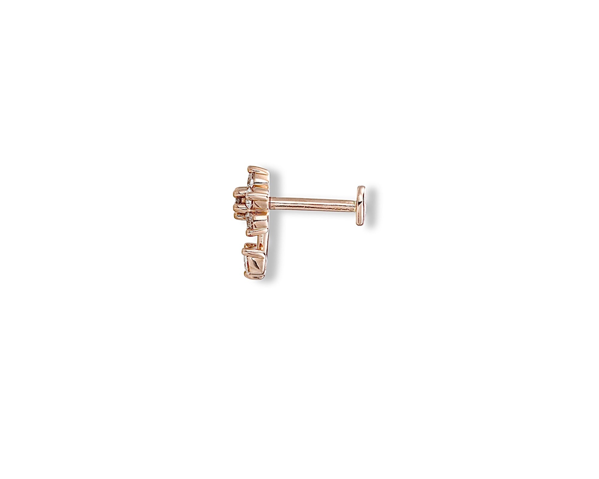 Flower Stem Single Stud