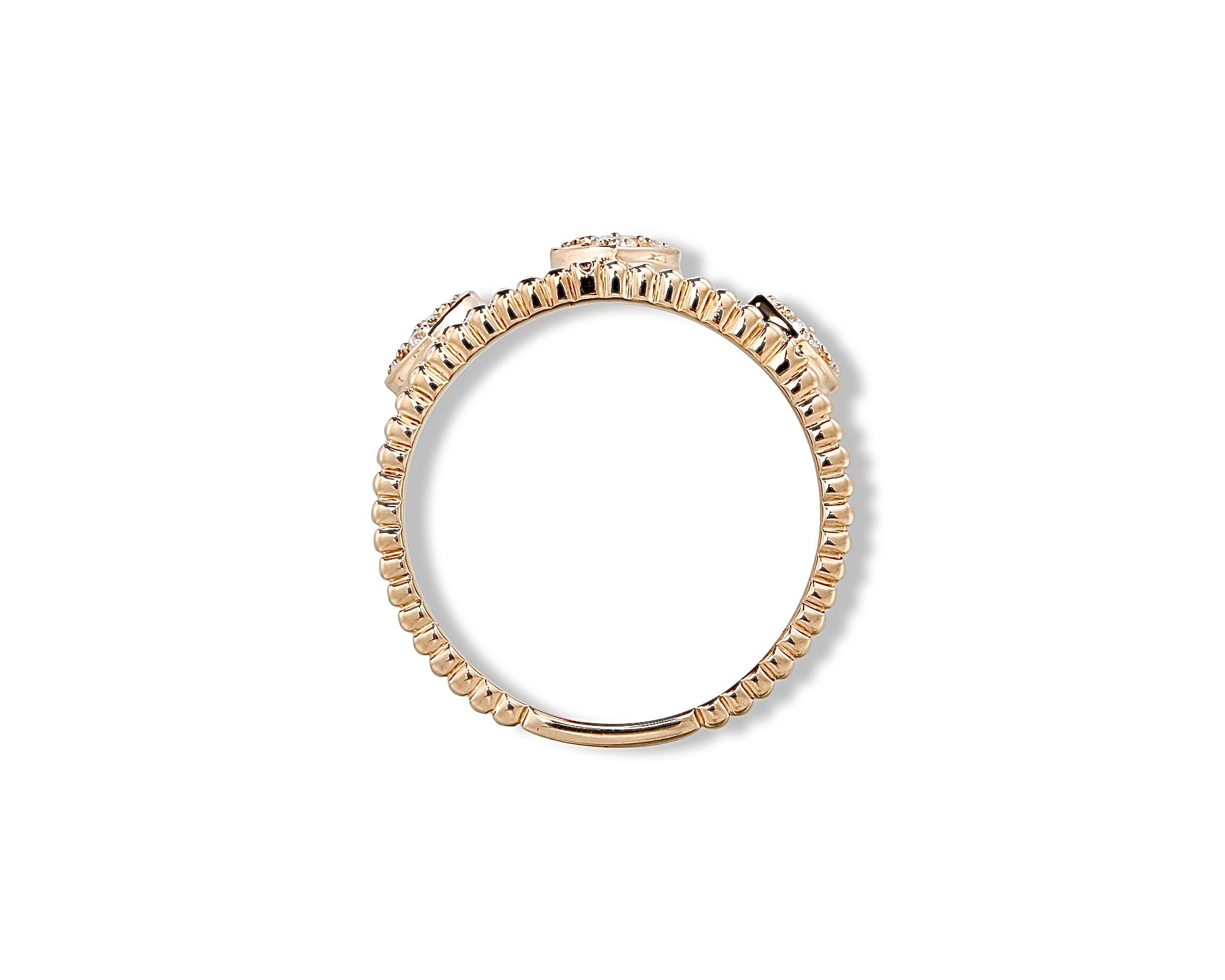 Diamond Heart Cigar Ring