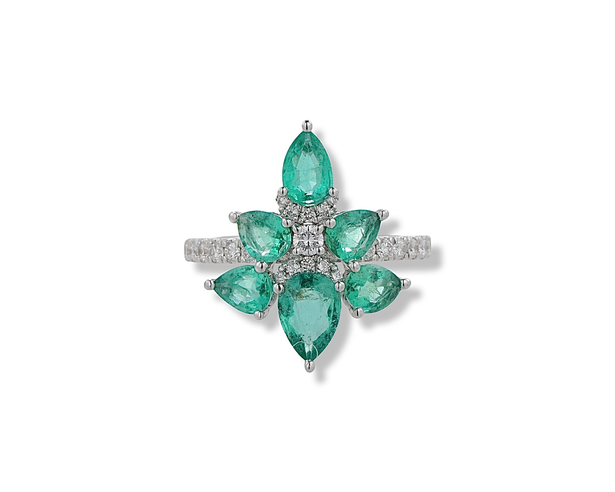 Enchanted Emerald Firefly Ring