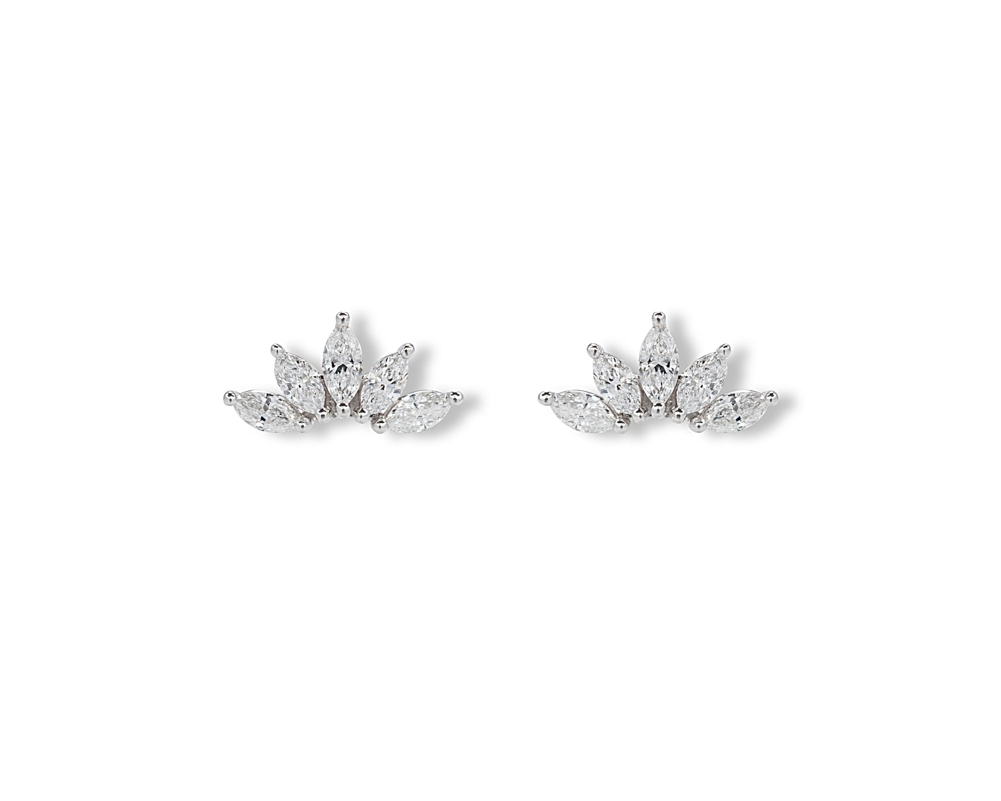 Lotus Diamond Stud