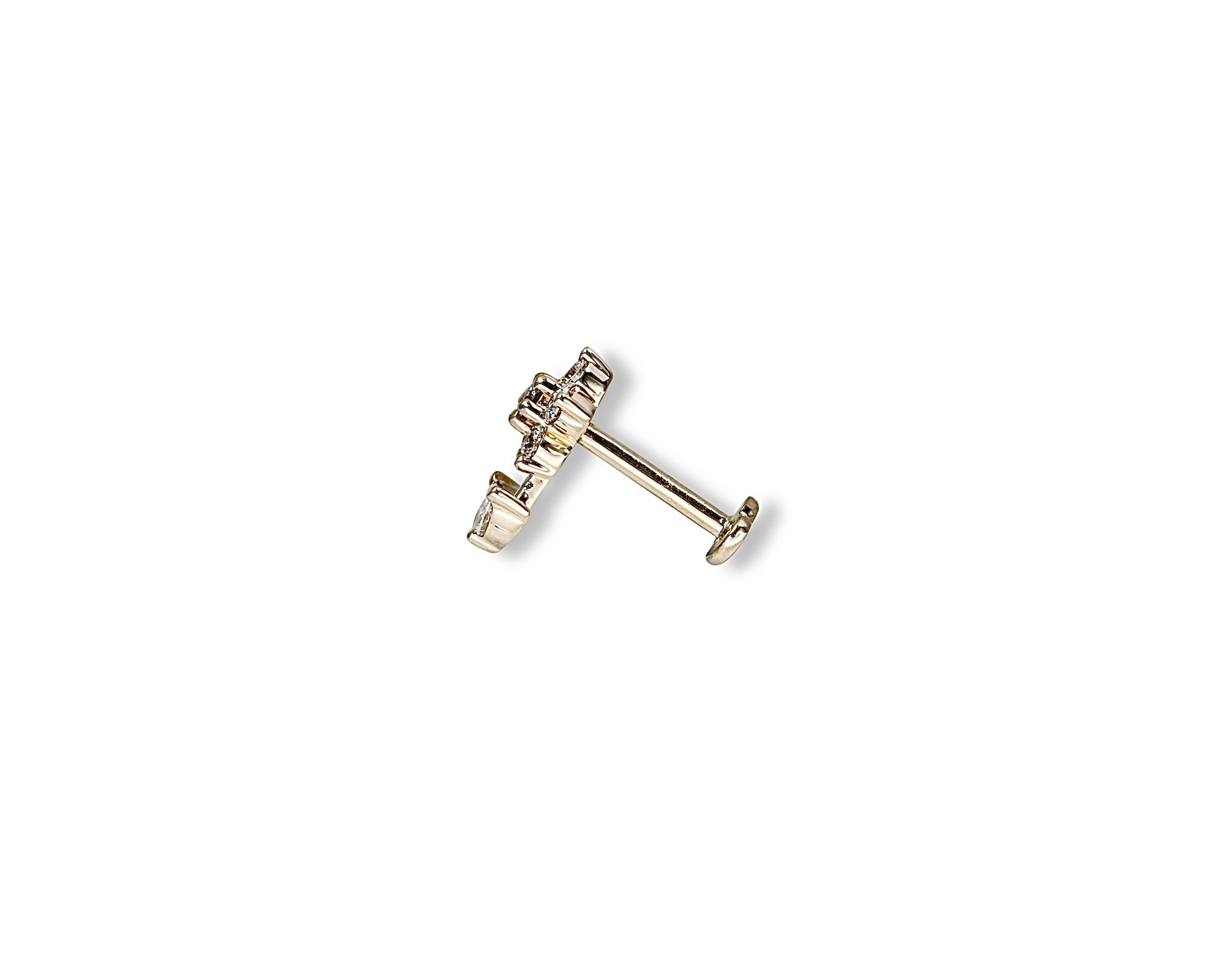 Flower Stem Single Stud