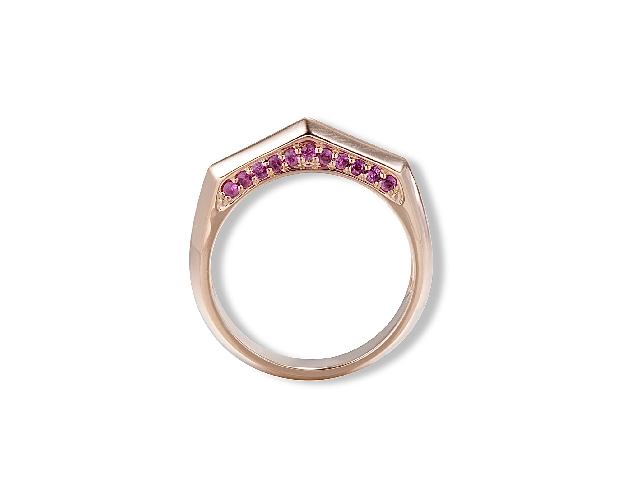 Pink Golden Arches Single Ring
