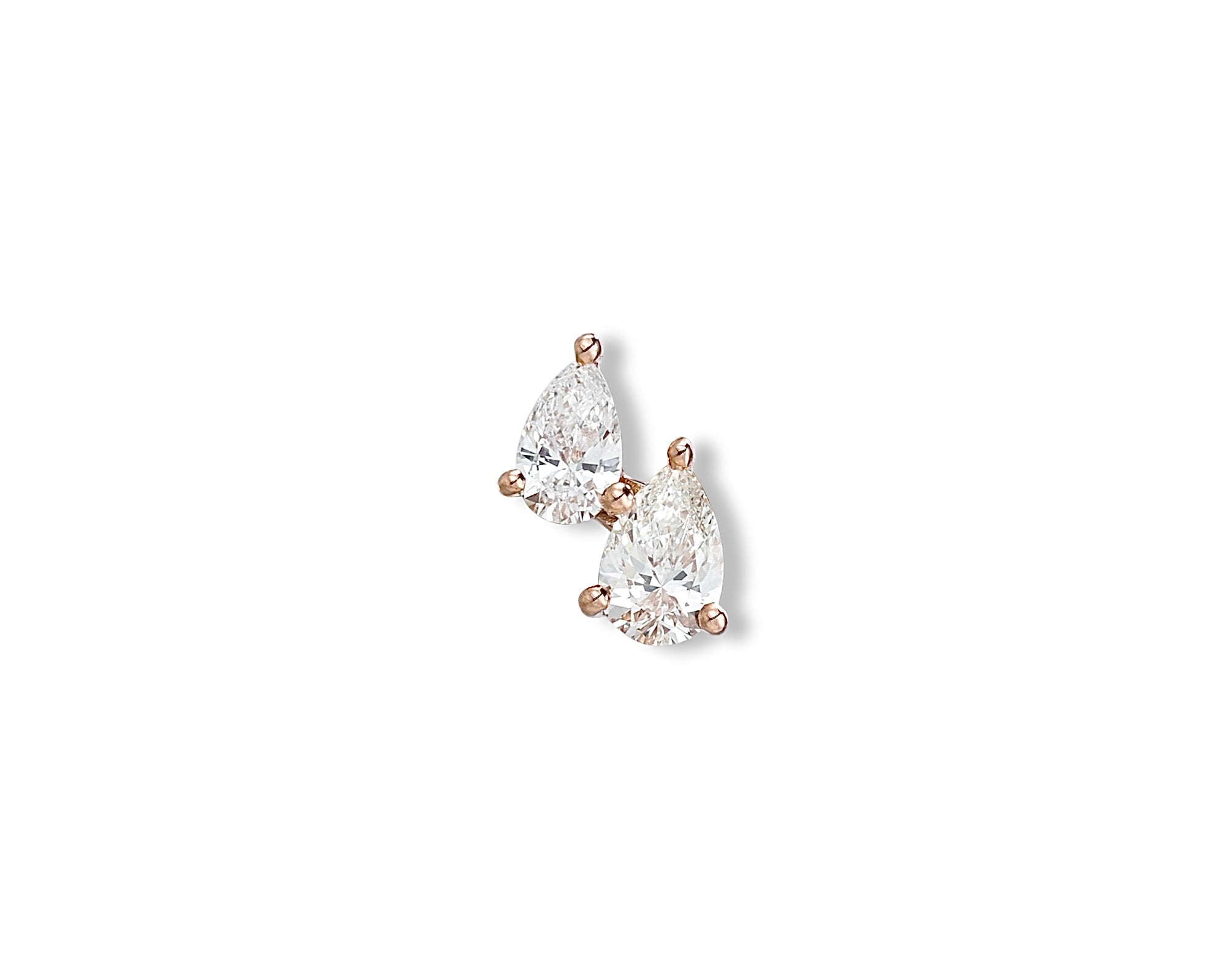 Pear Twin Single Stud