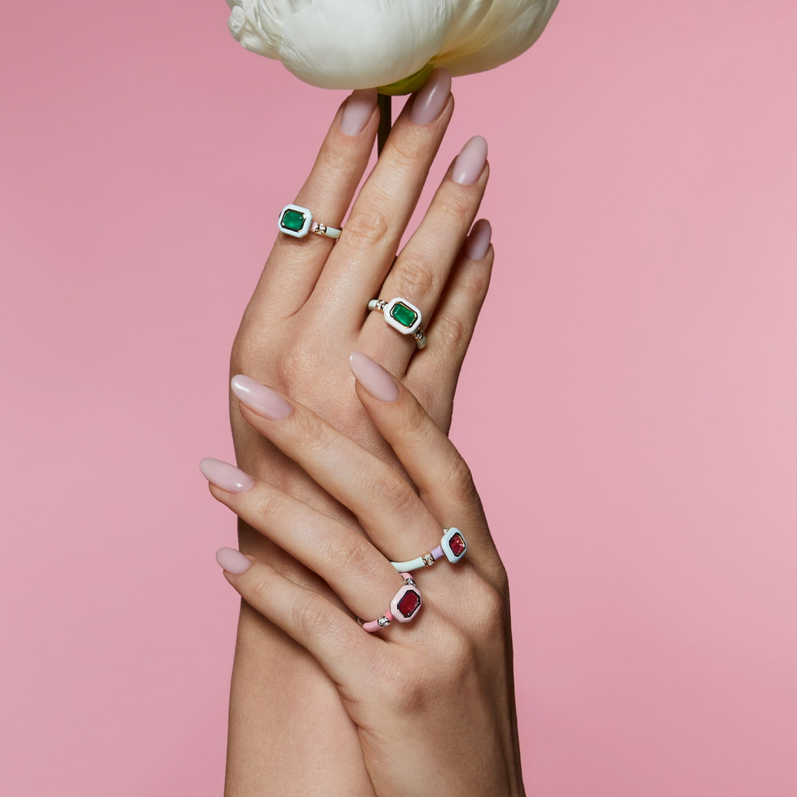 Emerald Sky Kotton Kandy Ring