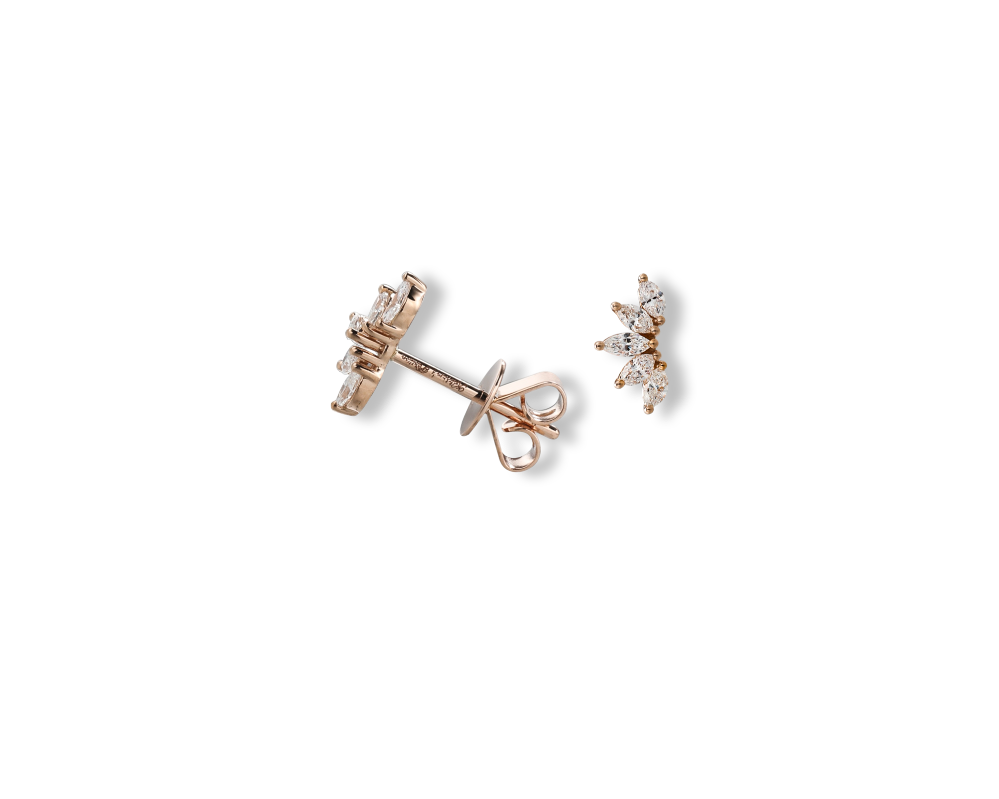Lotus Diamond Stud