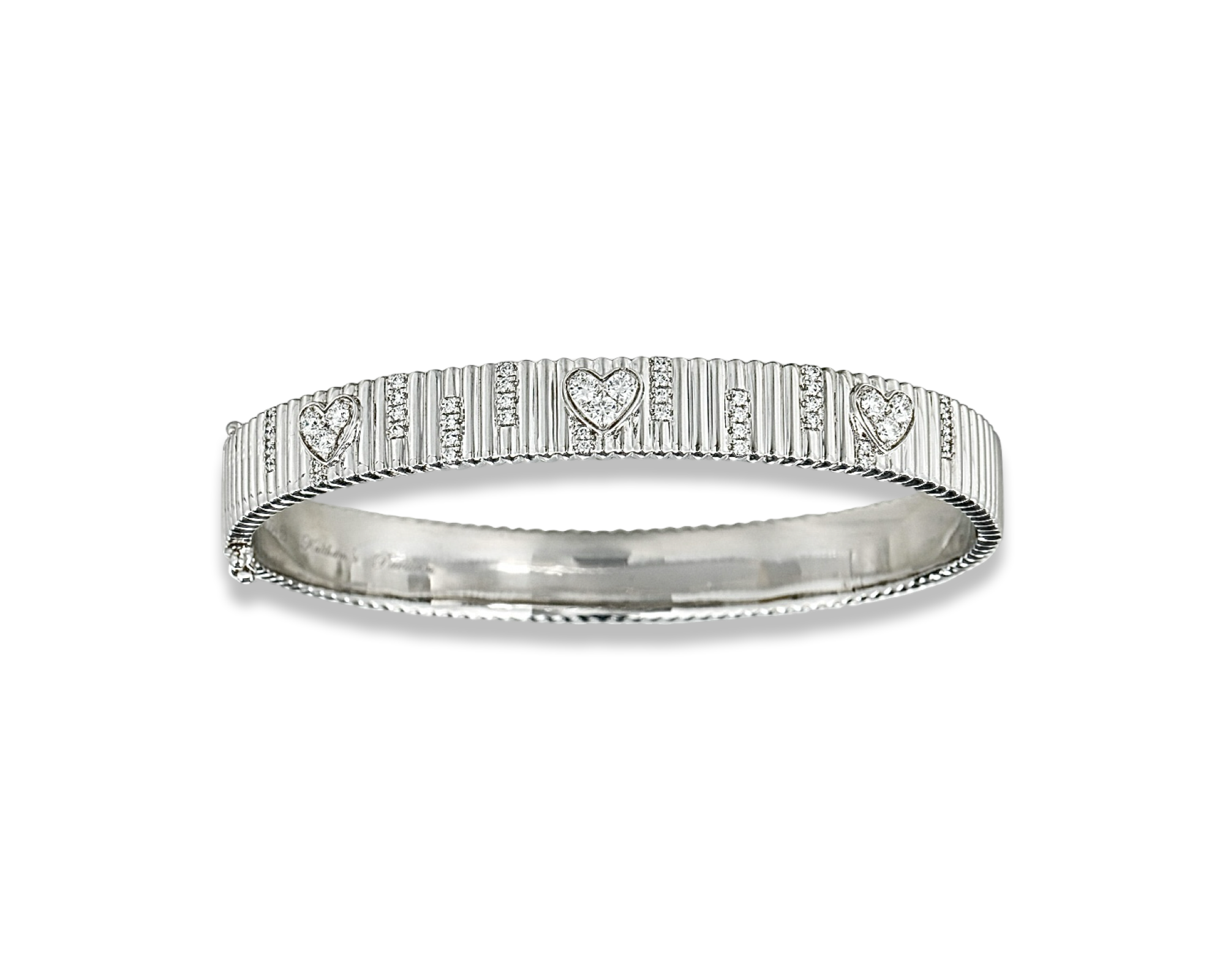 Diamond Love Cigar Bangle