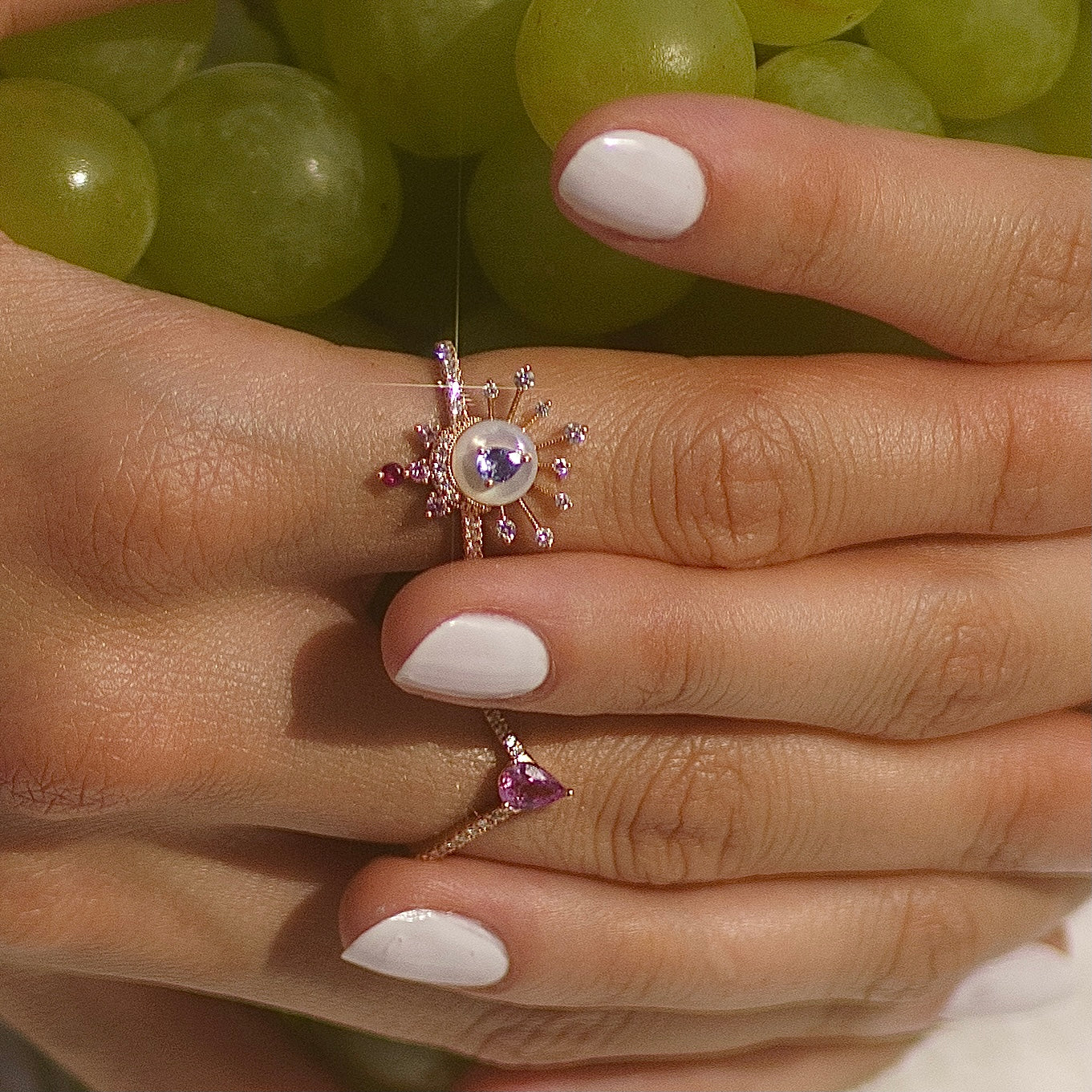 Pink Eclipse Ring