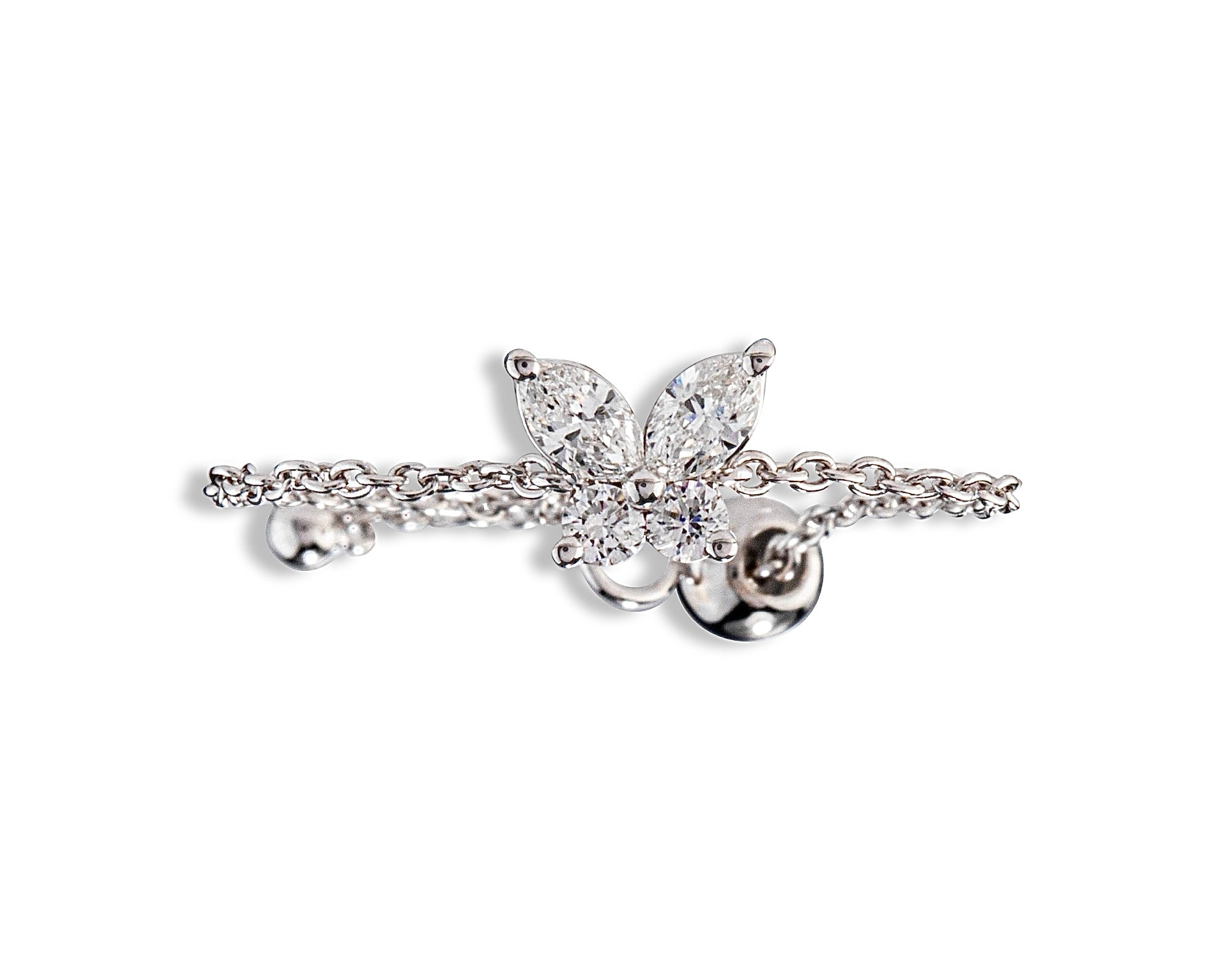 Diamond Butterfly Chain Ring