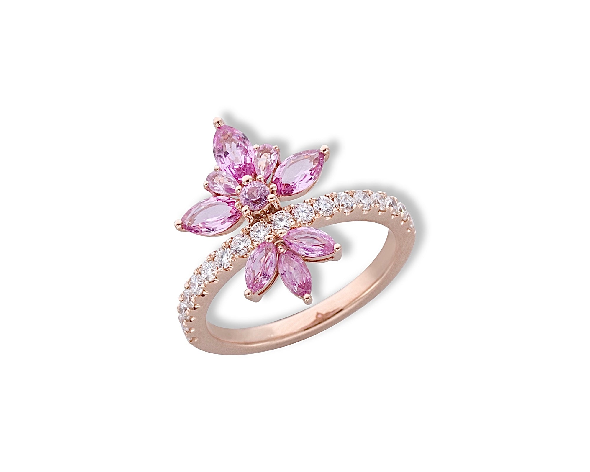 Pink Flower Ring (Standard)