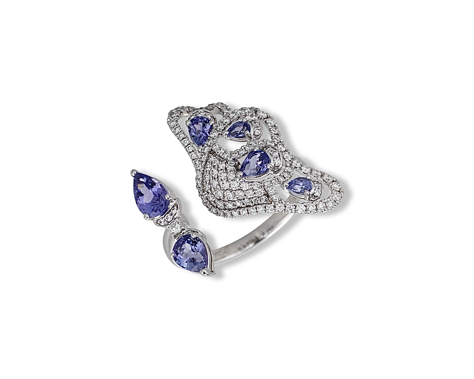 Tanzanite Enchanted Butterfly Ring