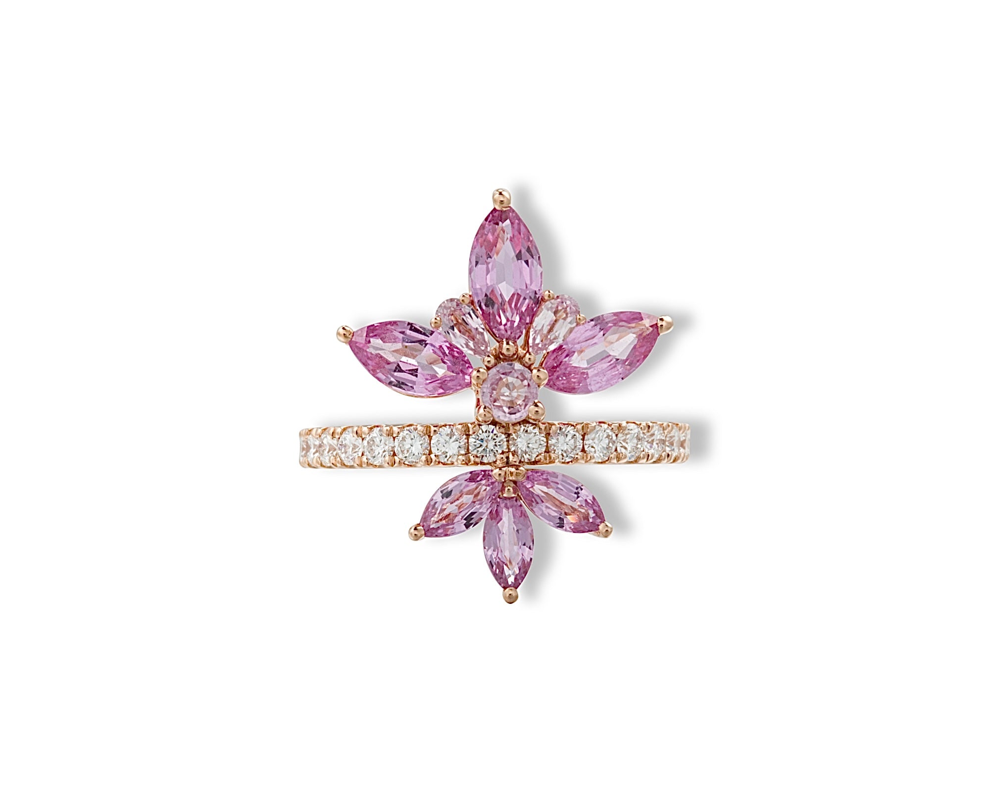 Pink Flower Ring (Standard)