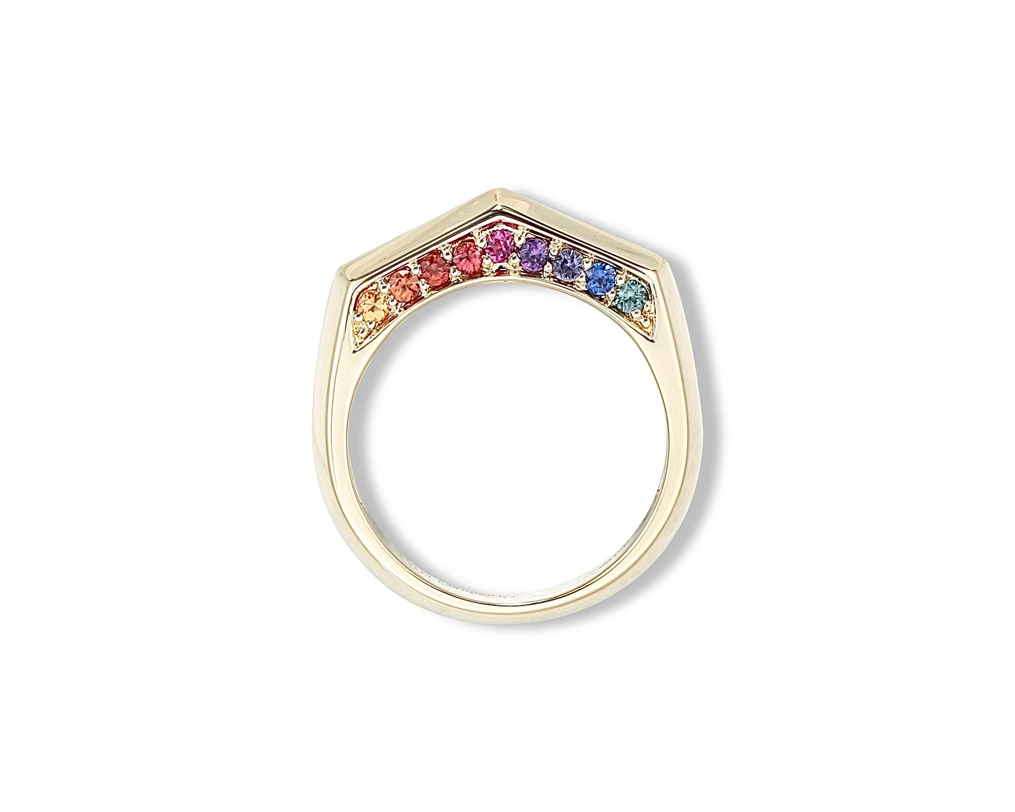 Rainbow Arches Ring