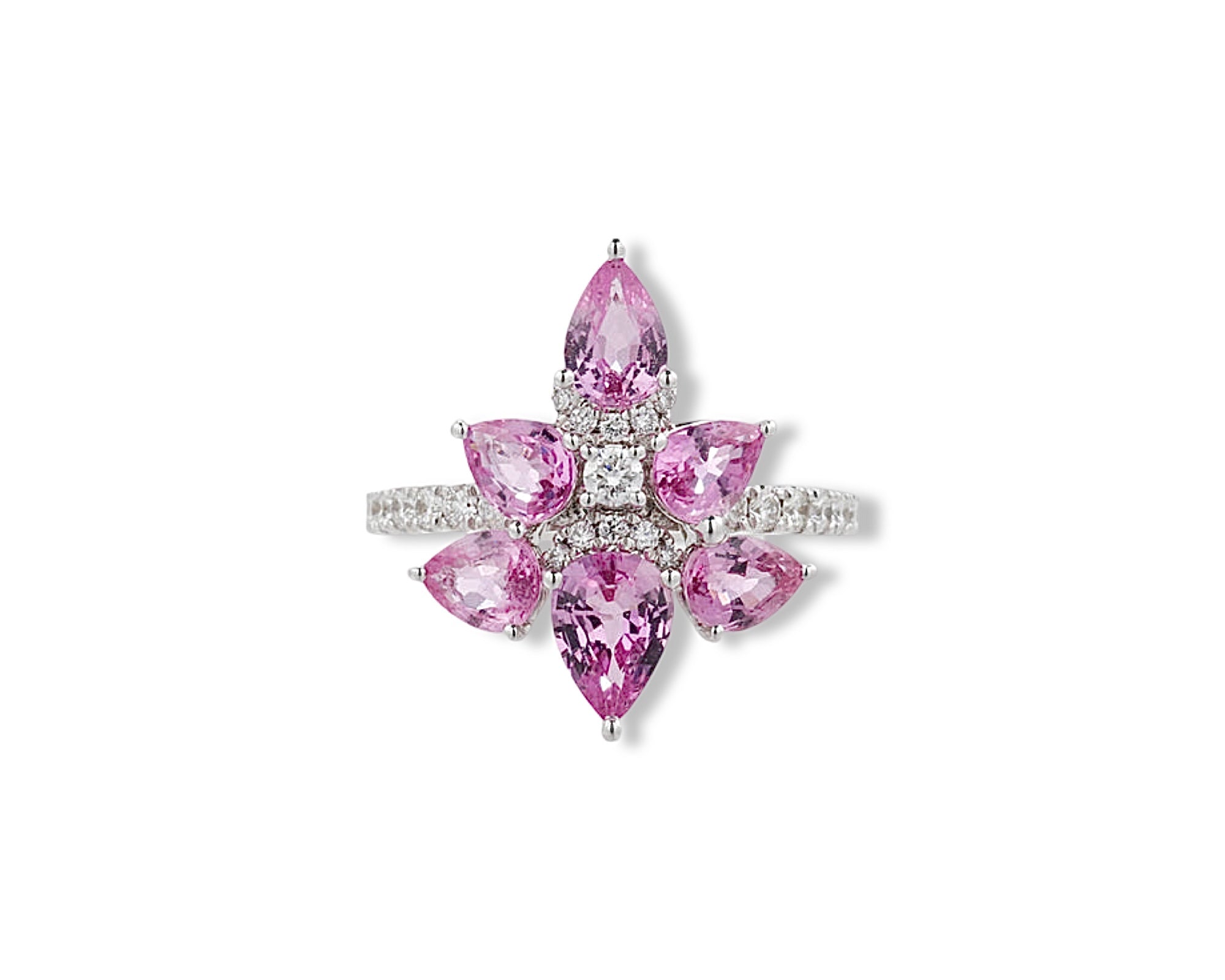 Flowers Rings Firefly Pink Enchanted Firefly Ring