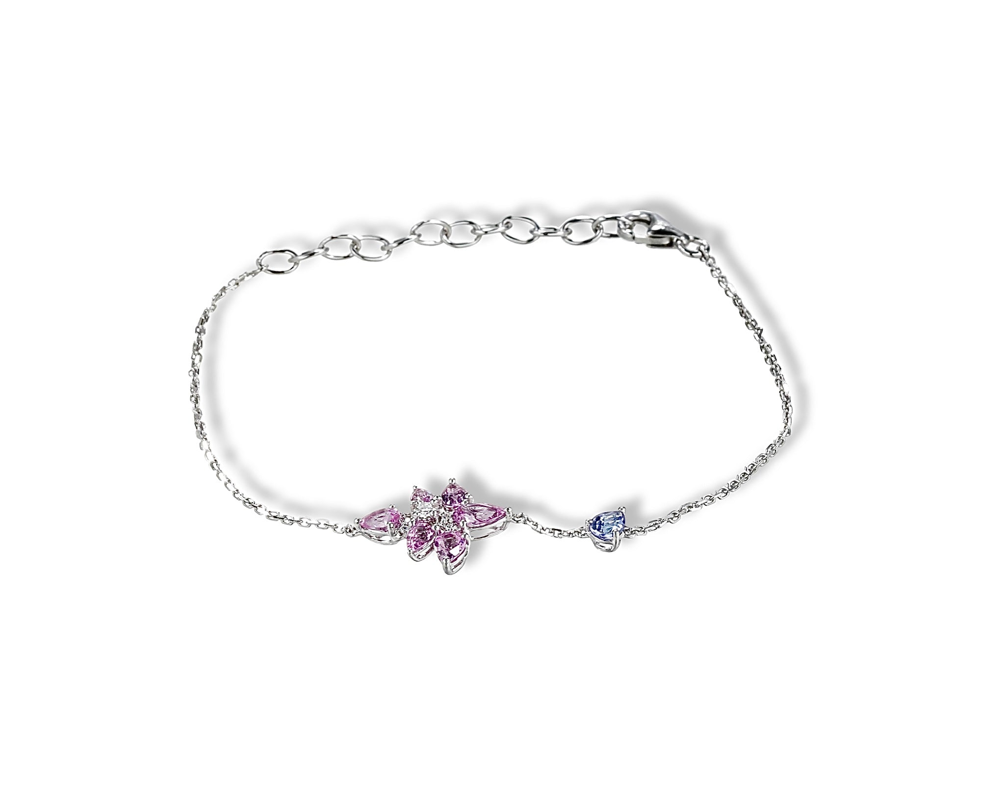 Pink Sapphire Mini Firefly Bracelet