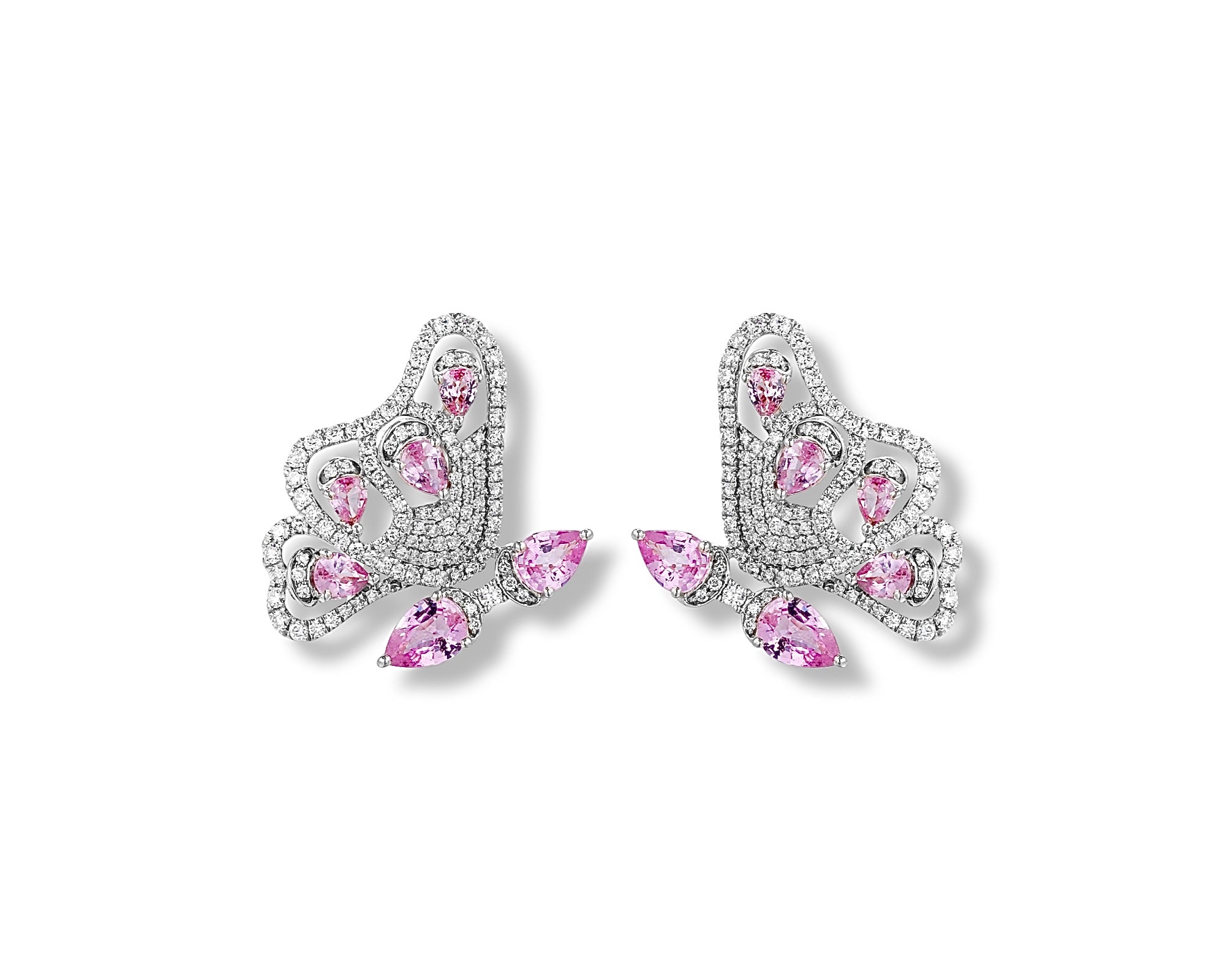 Pink Enchanted Butterfly Earring