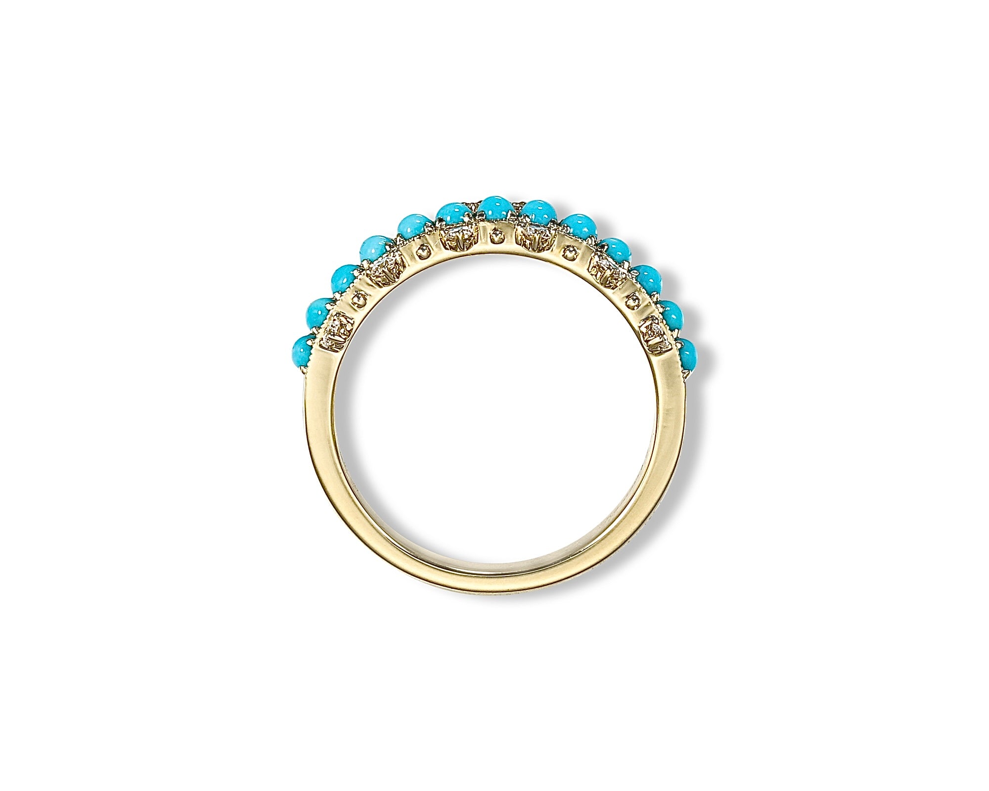 Crescent Turquoise Ring