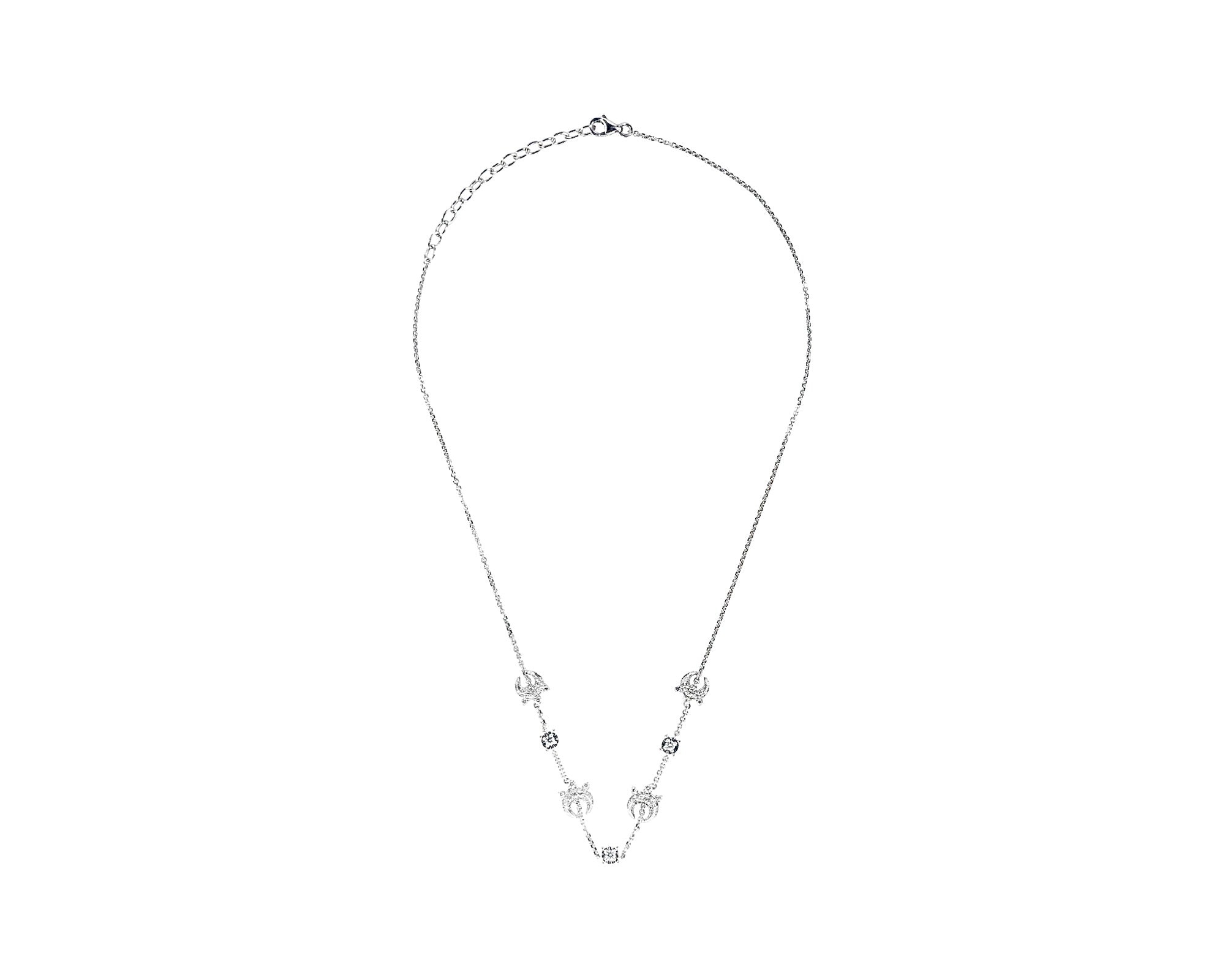 Crescent Diamond Choker