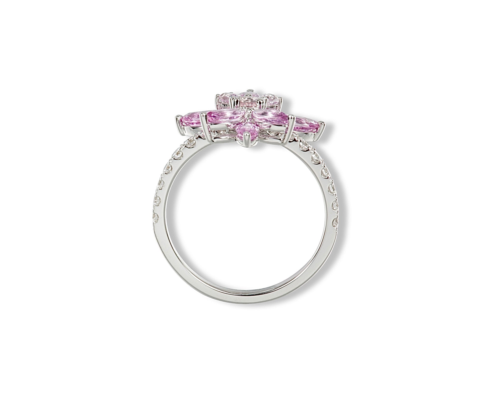 Pink Flower Ring (Standard)