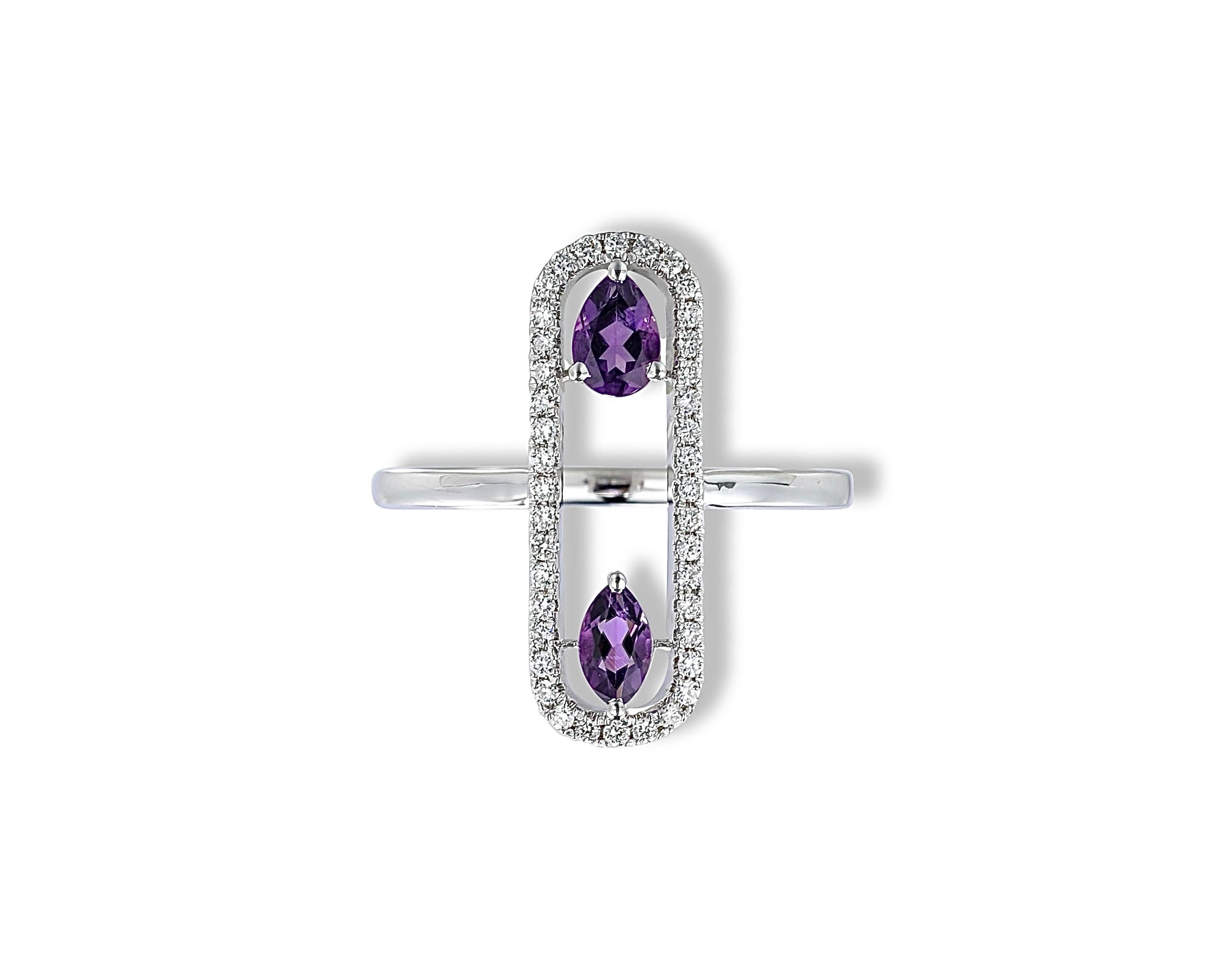 Amethyst Oval Ring