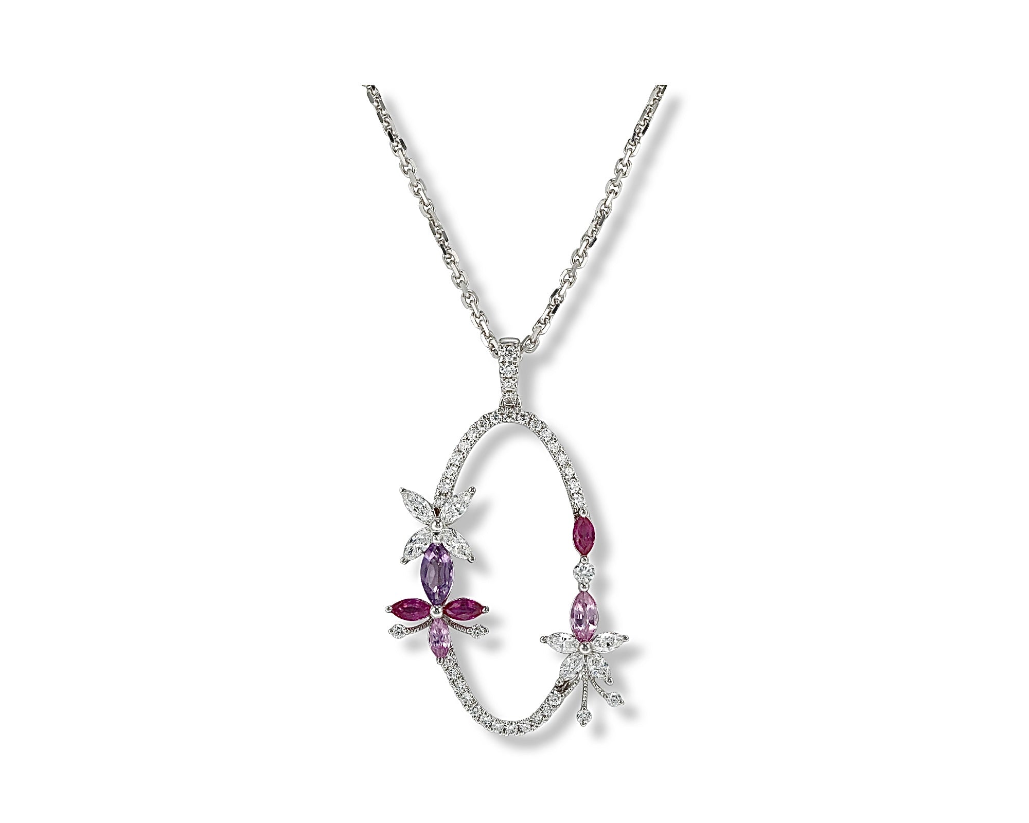 Pink Qataf Necklace