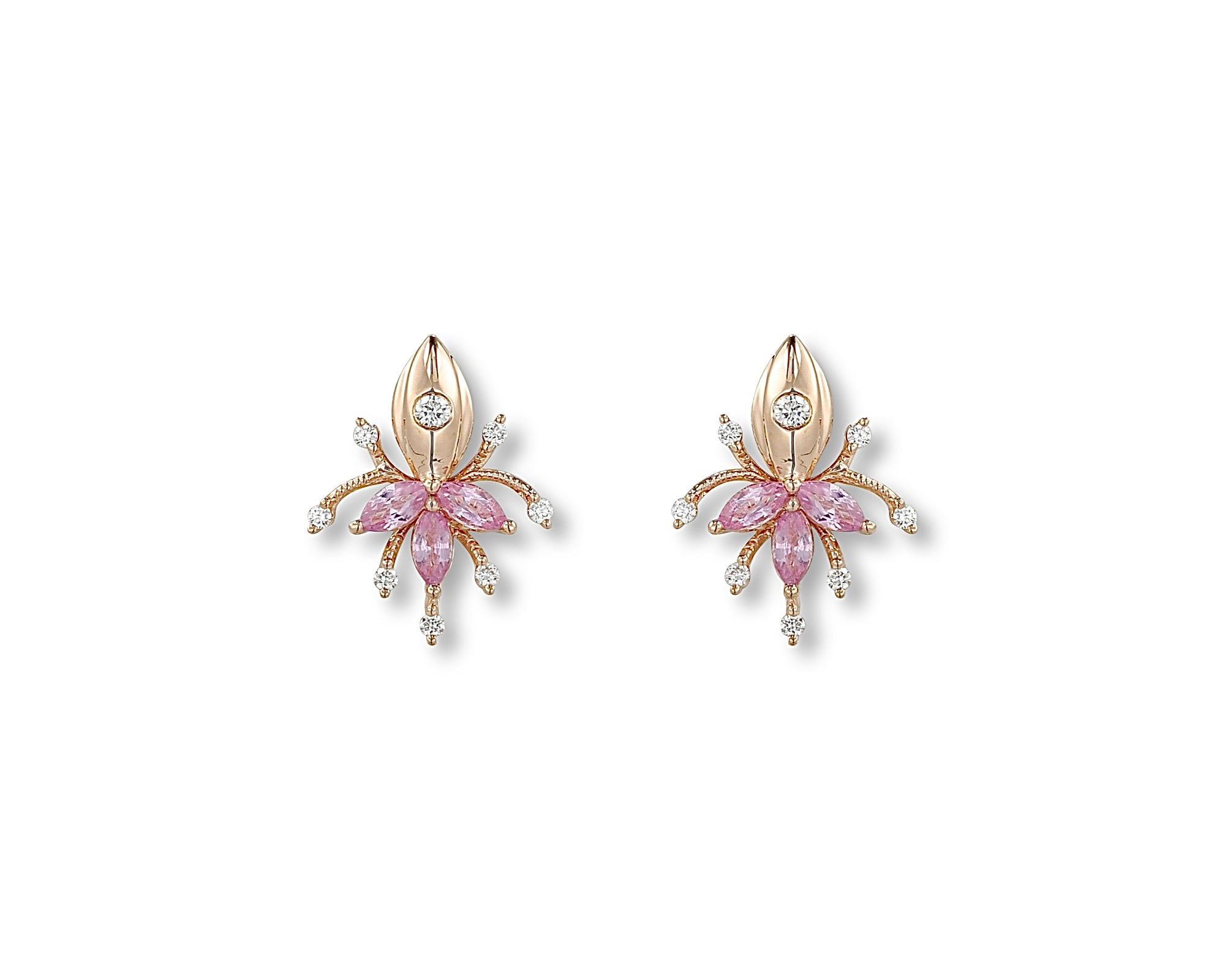 Pink Qataf Stud