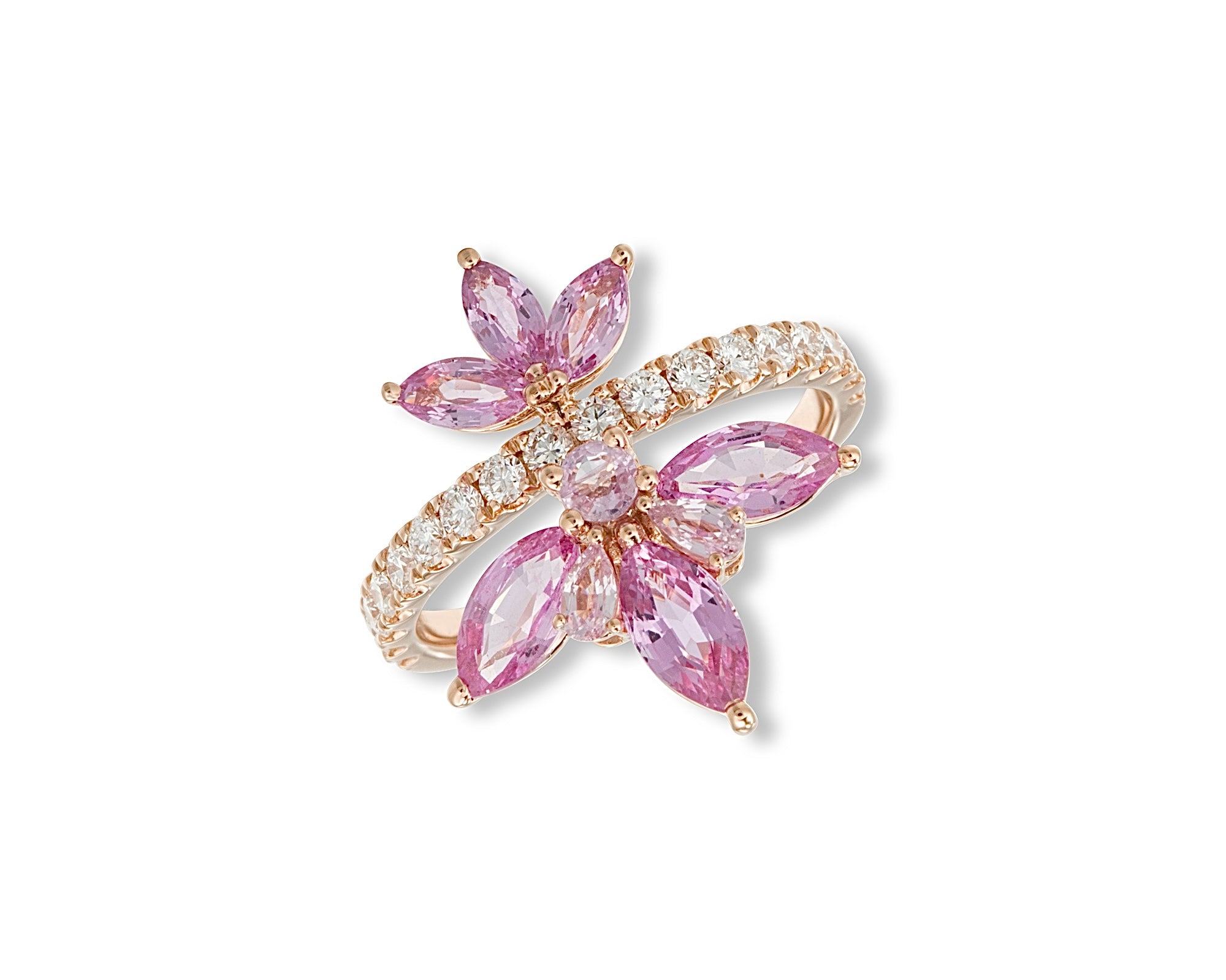 Pink Flower Ring (Large)