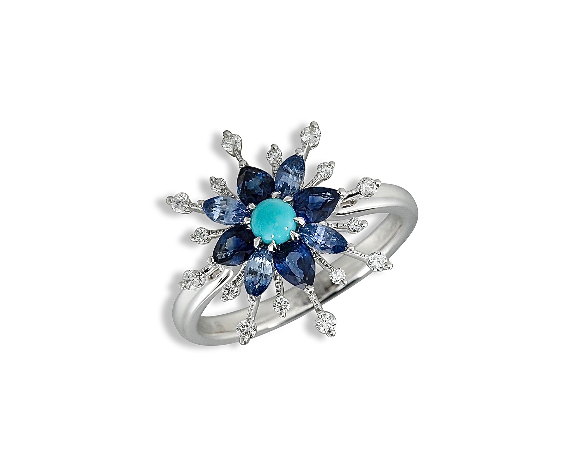 Blue Starlight Ring