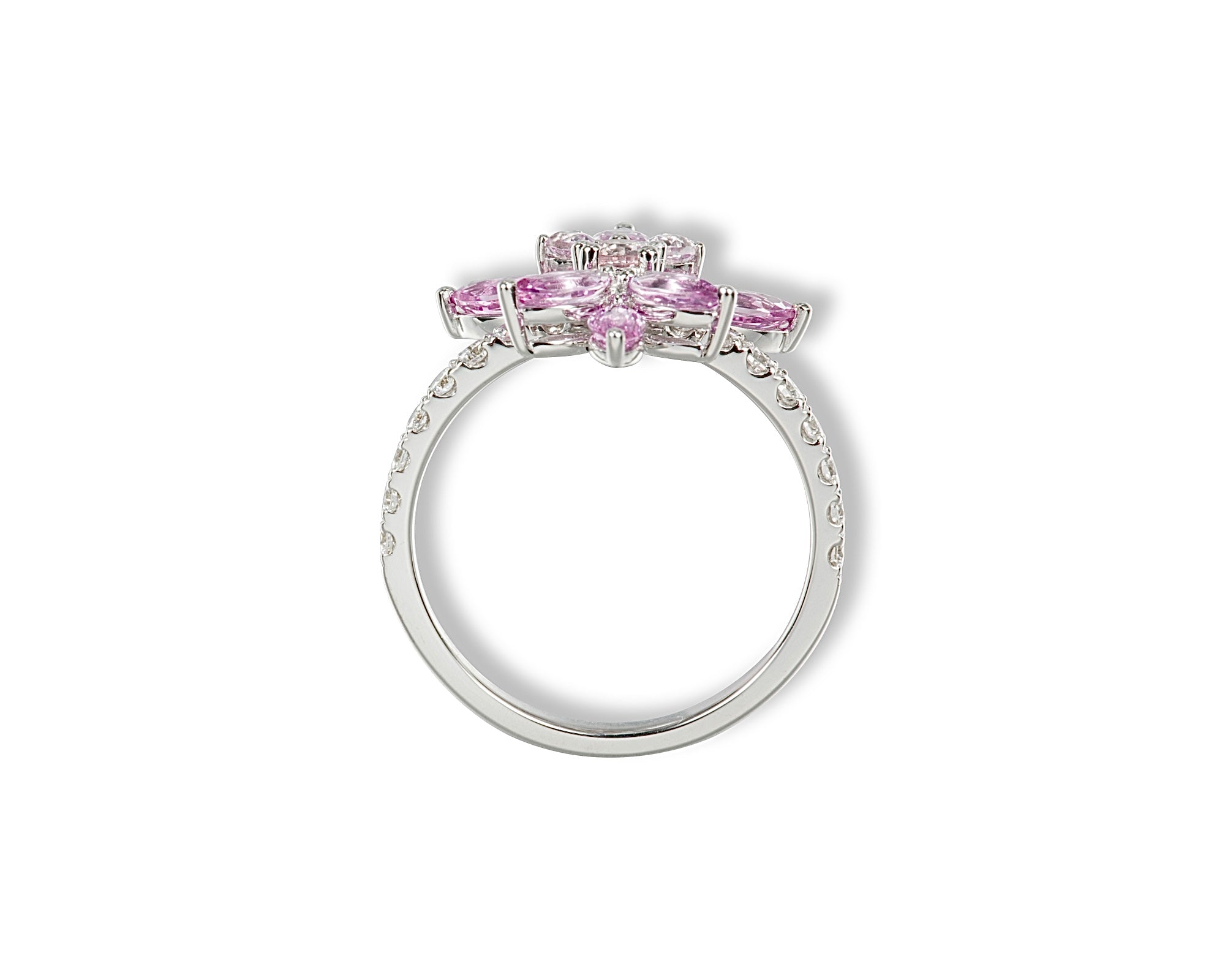 Pink Flower Ring (Large)