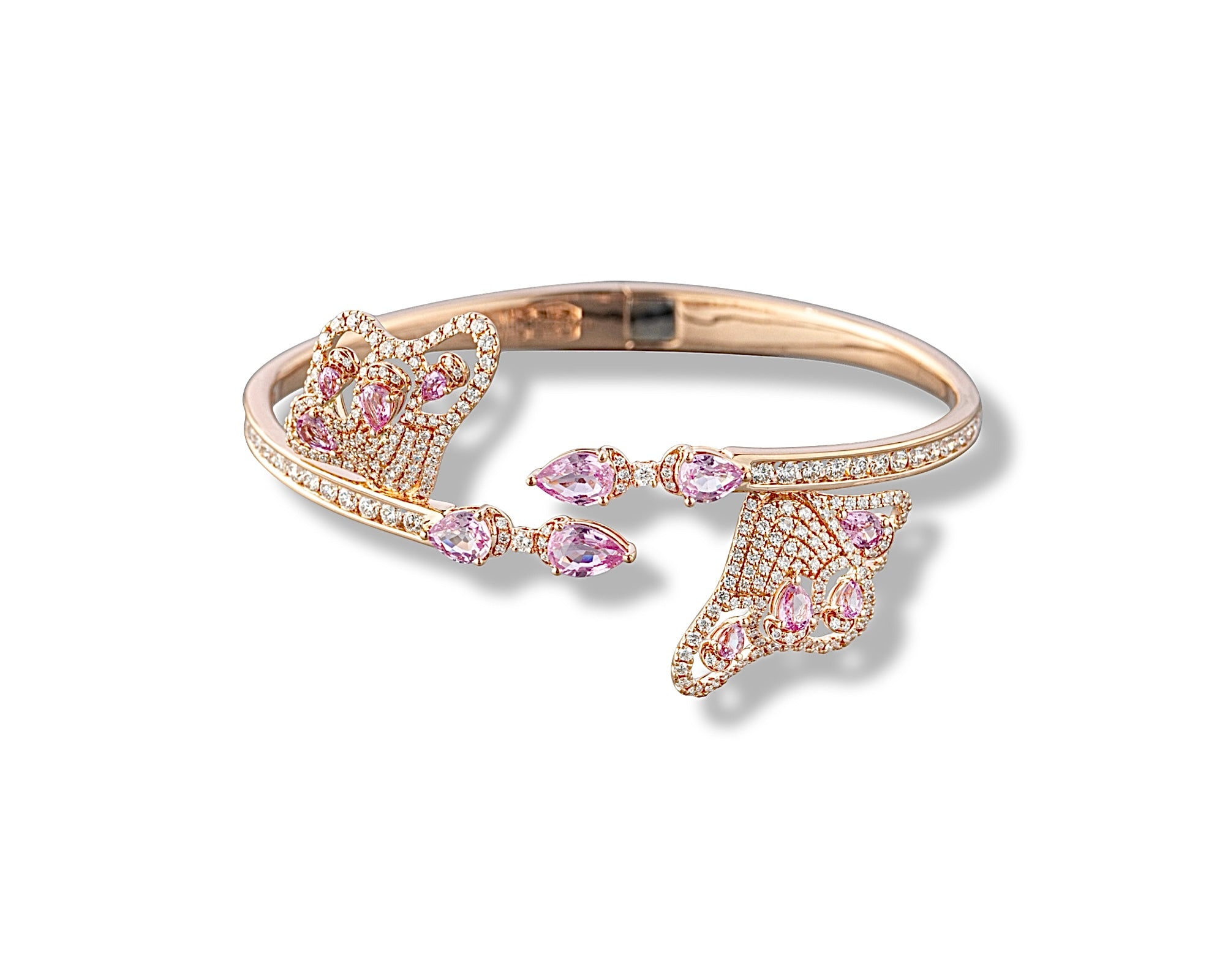 Pink Enchanted Butterfly Bangle
