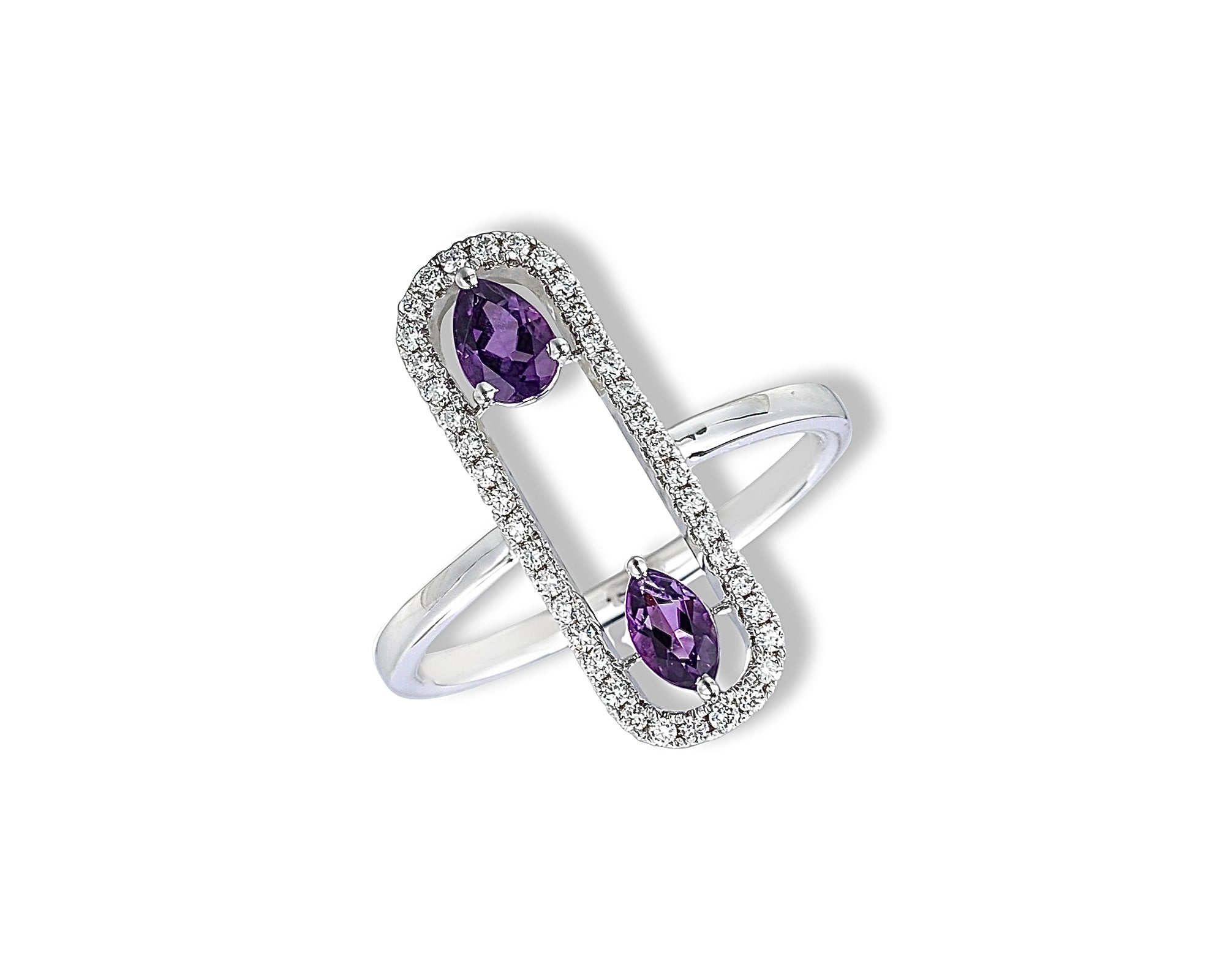 Amethyst Oval Ring