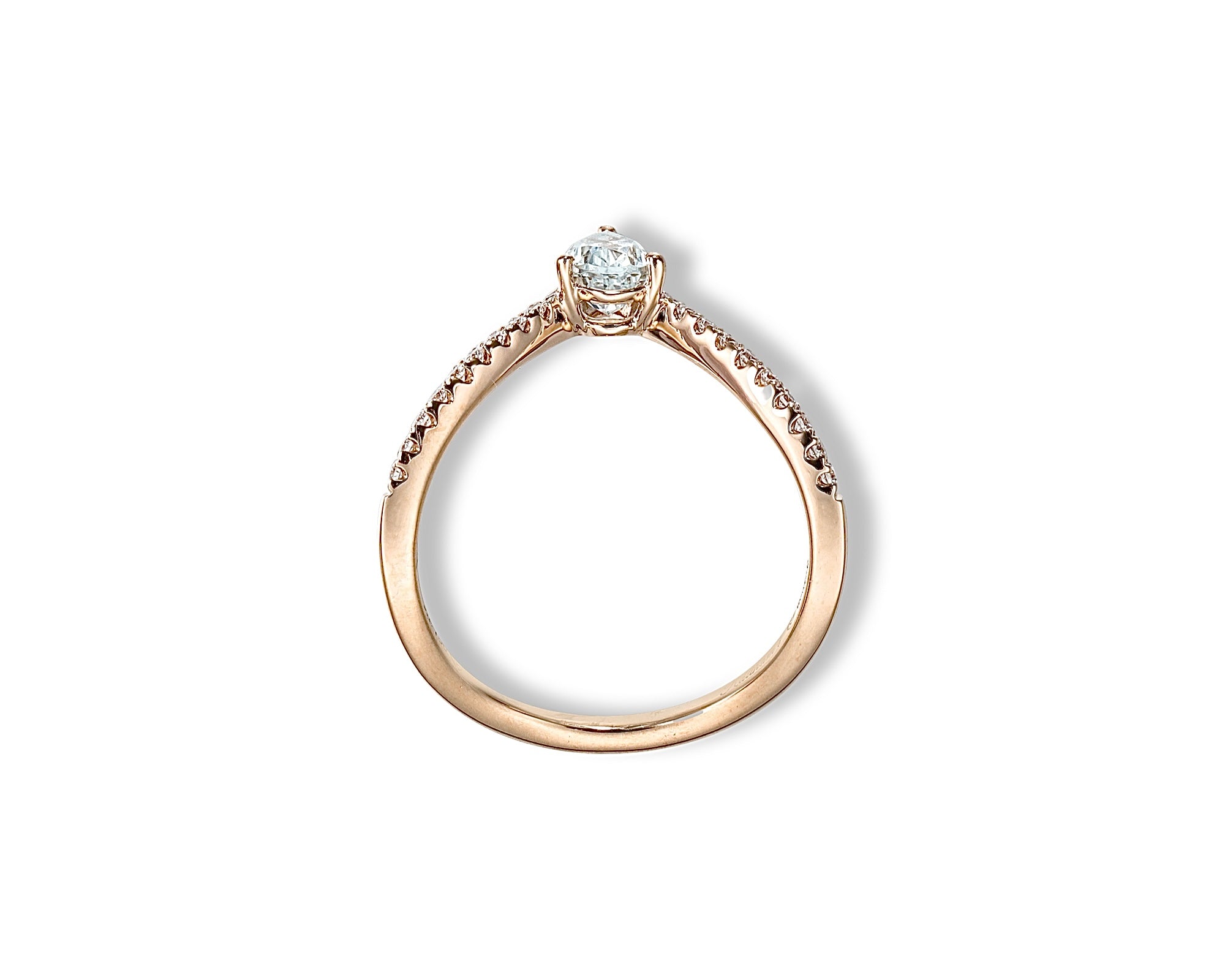 Topaz Pear Ring