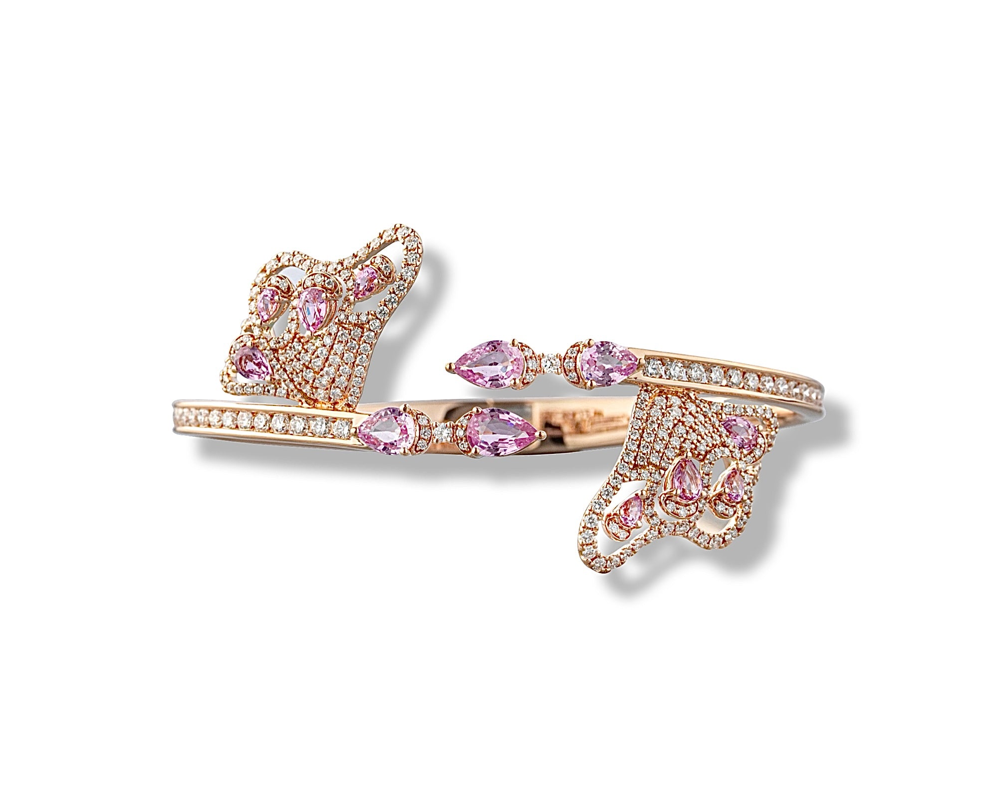 Pink Enchanted Butterfly Bangle
