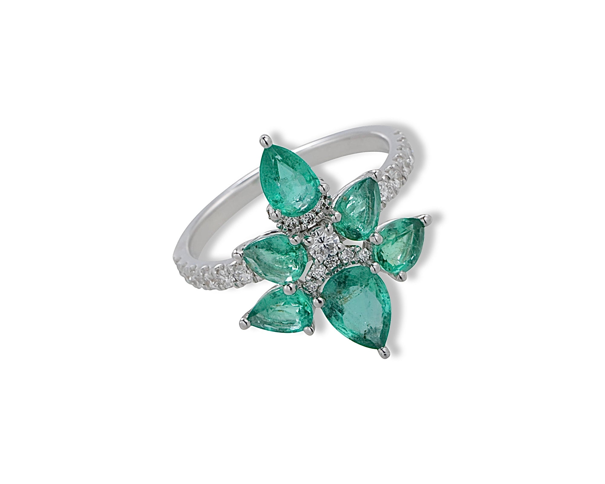 Enchanted Emerald Firefly Ring