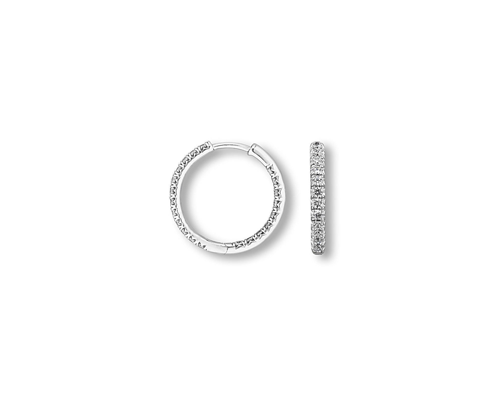 Diamond Hoops (Big)