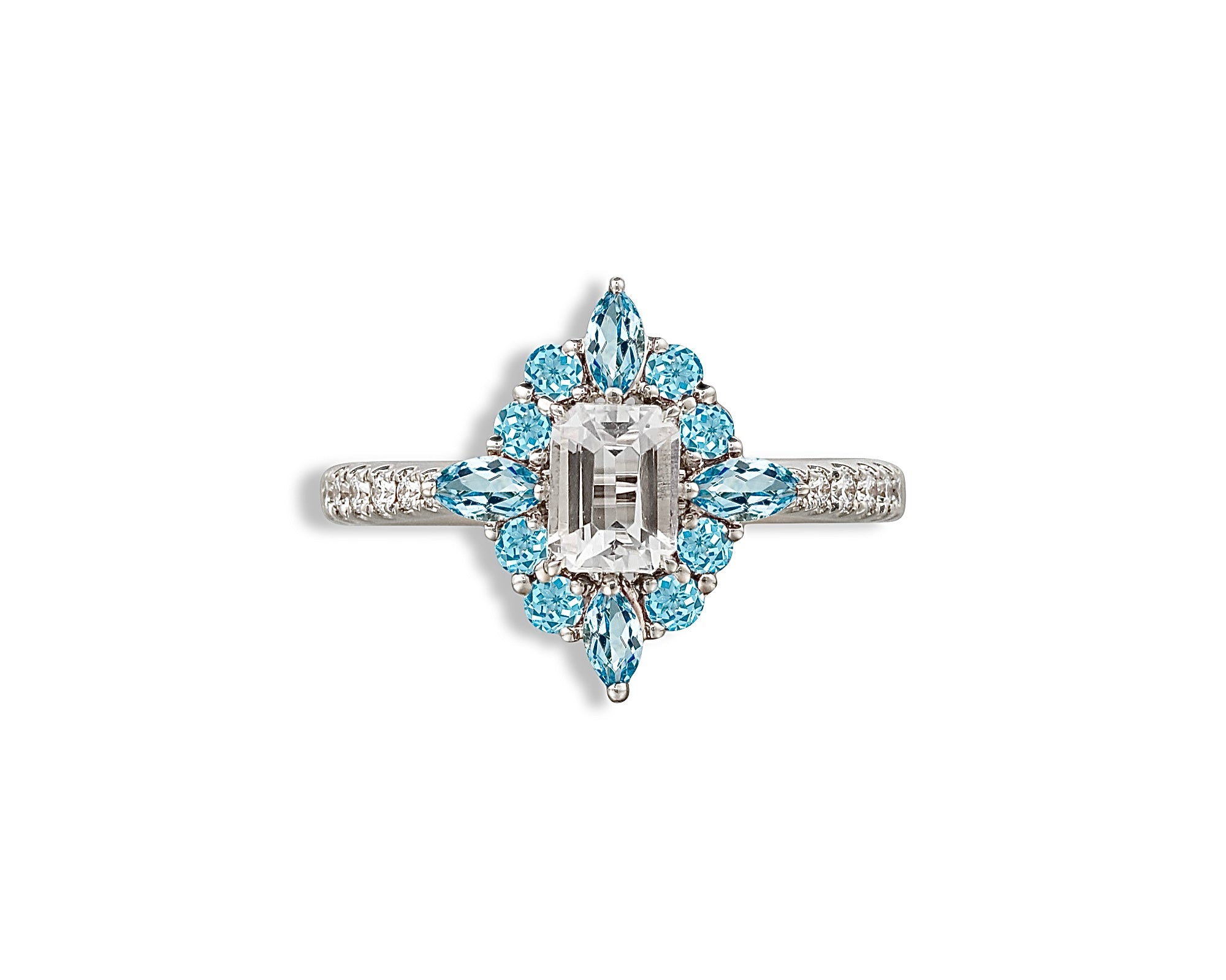 Topaz Moonstone Ring