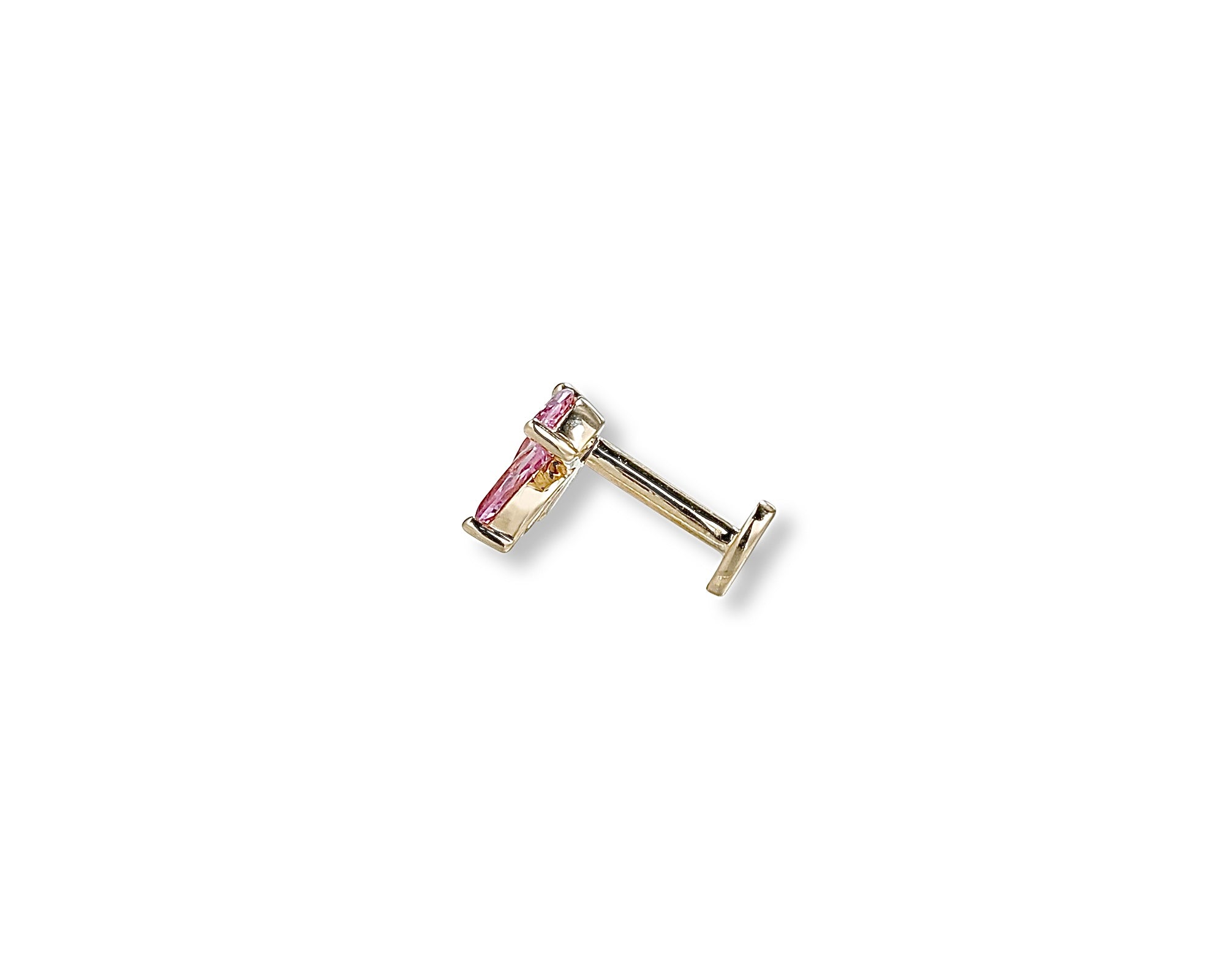 Pink Petal Single Stud