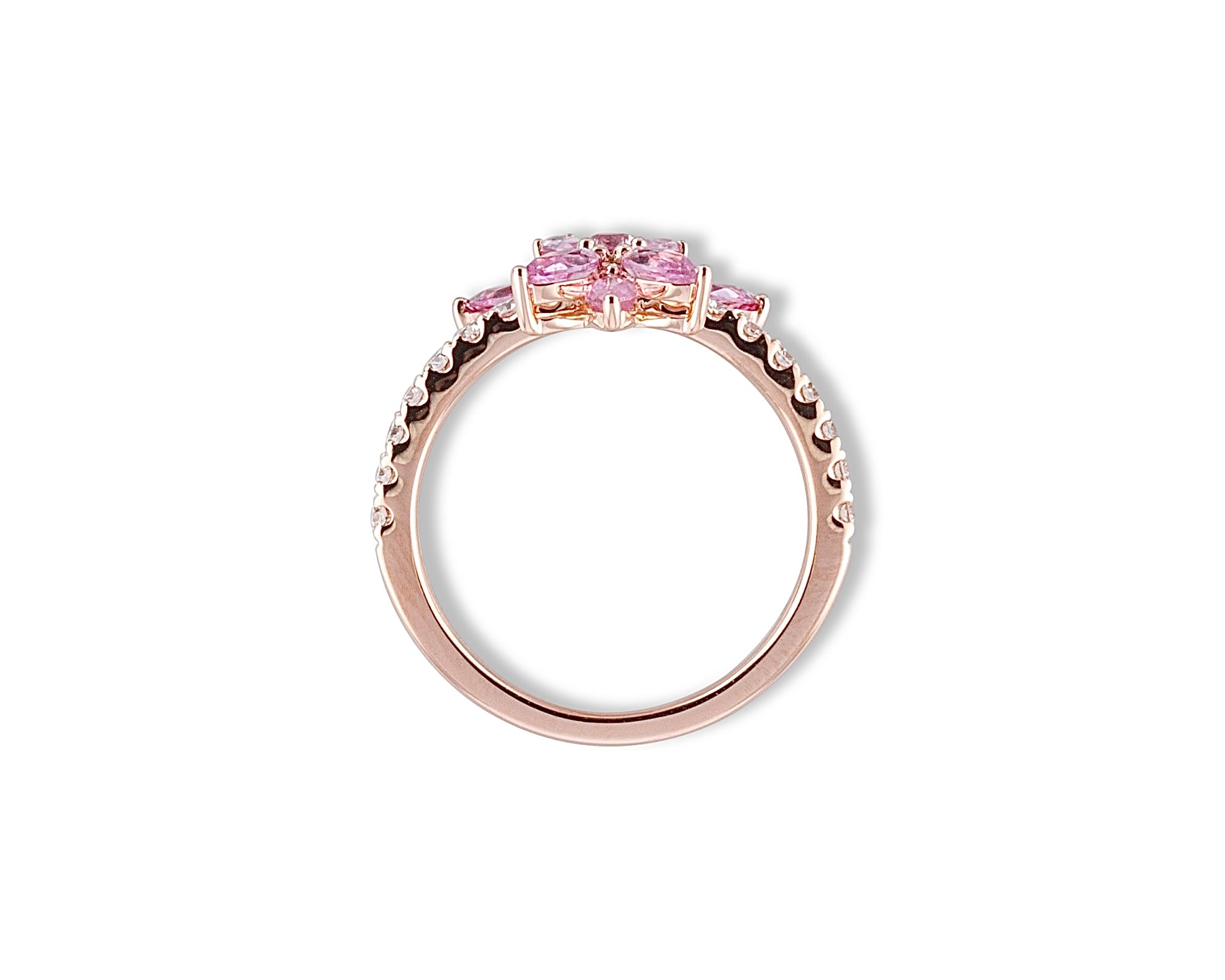 Pink Flower Ring (Large)